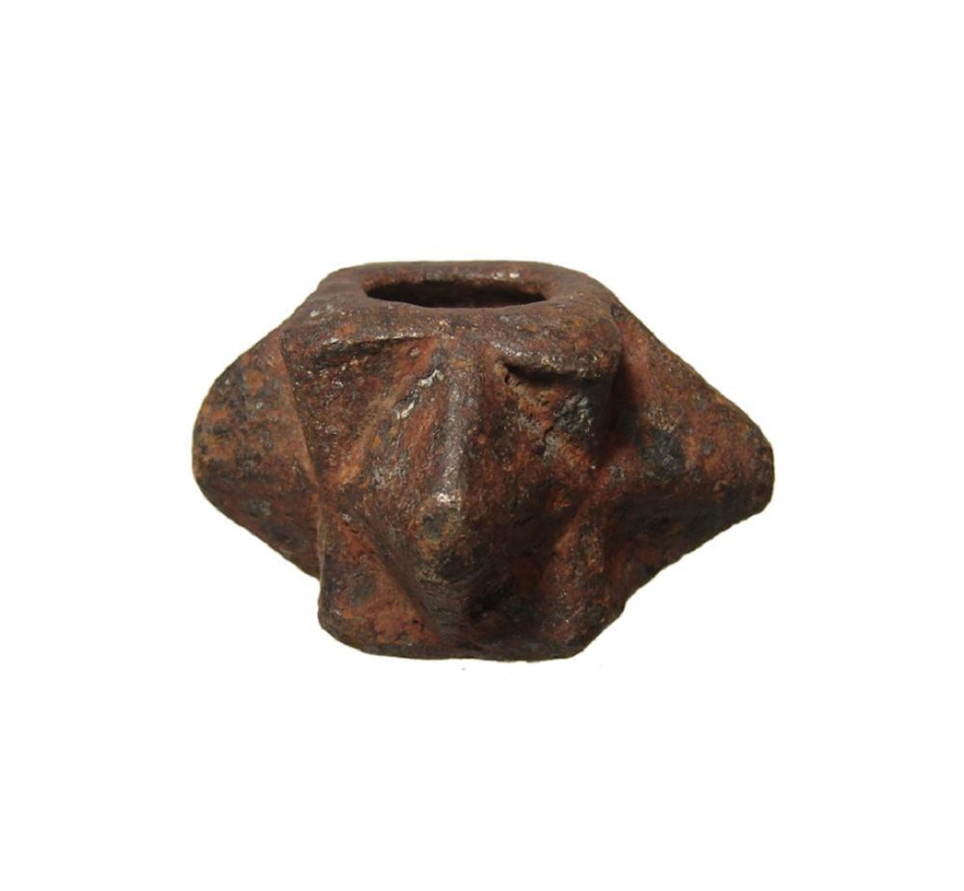 A nice Medieval iron flanged mace head