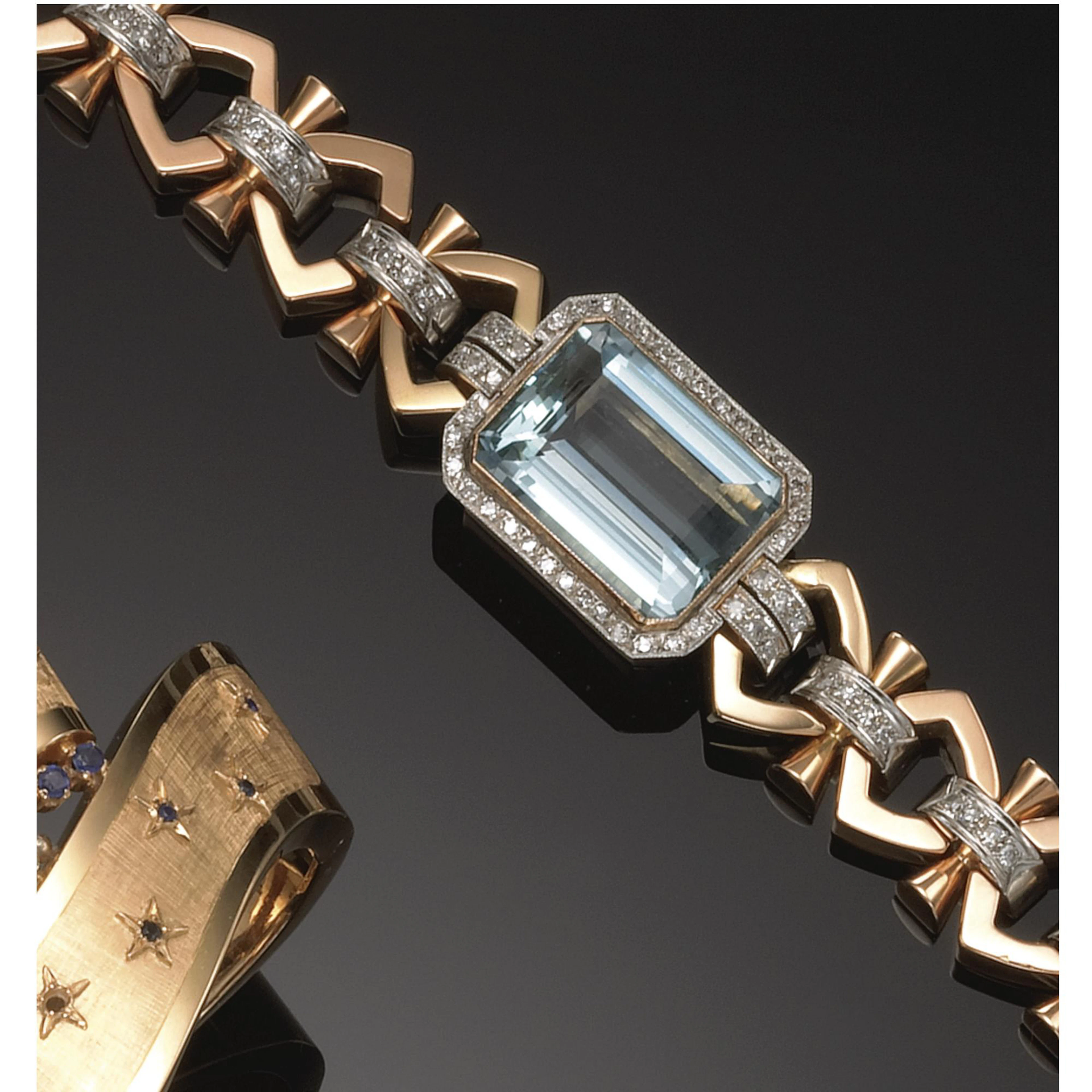 Bracciale acquamarina