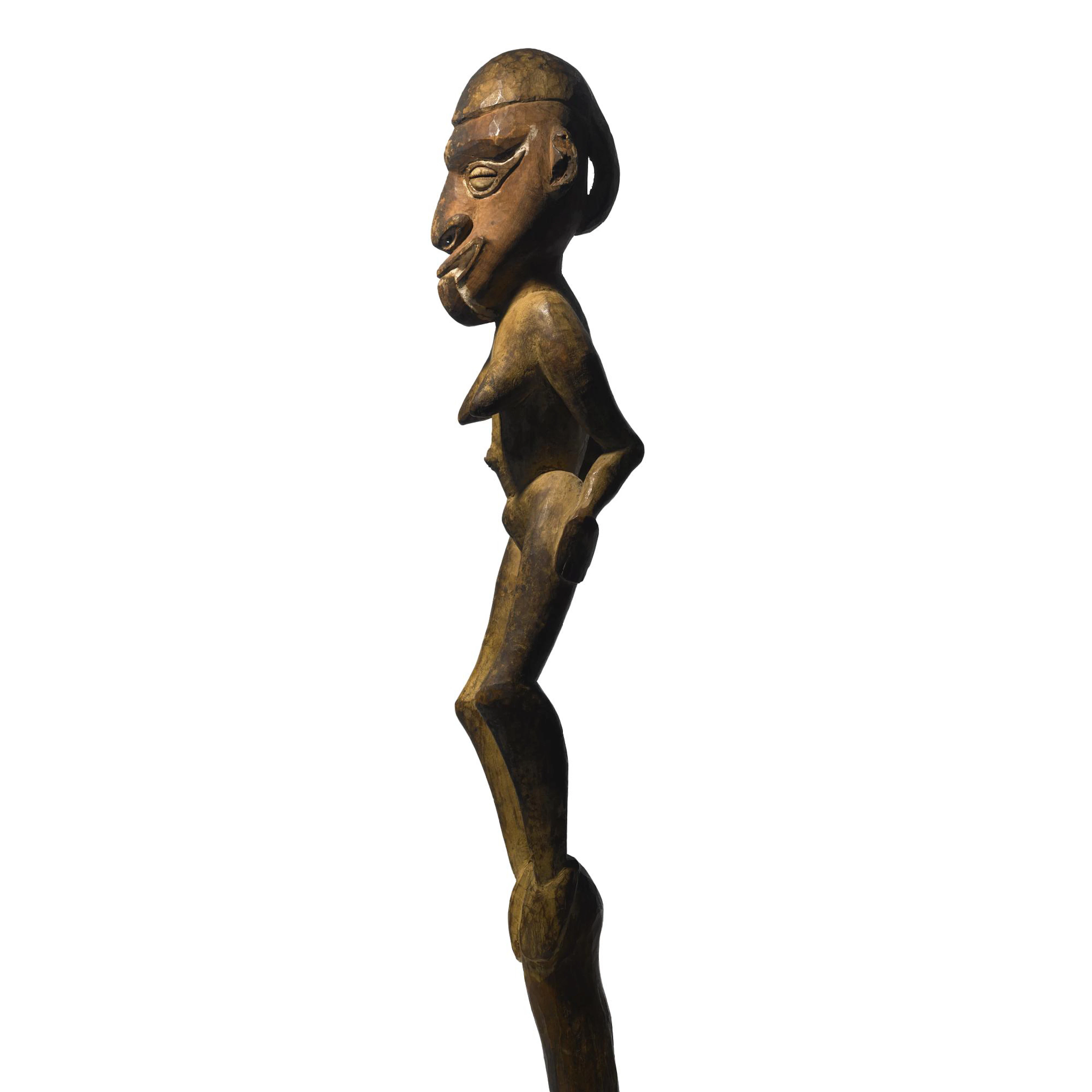A Middle Sepik River female figure