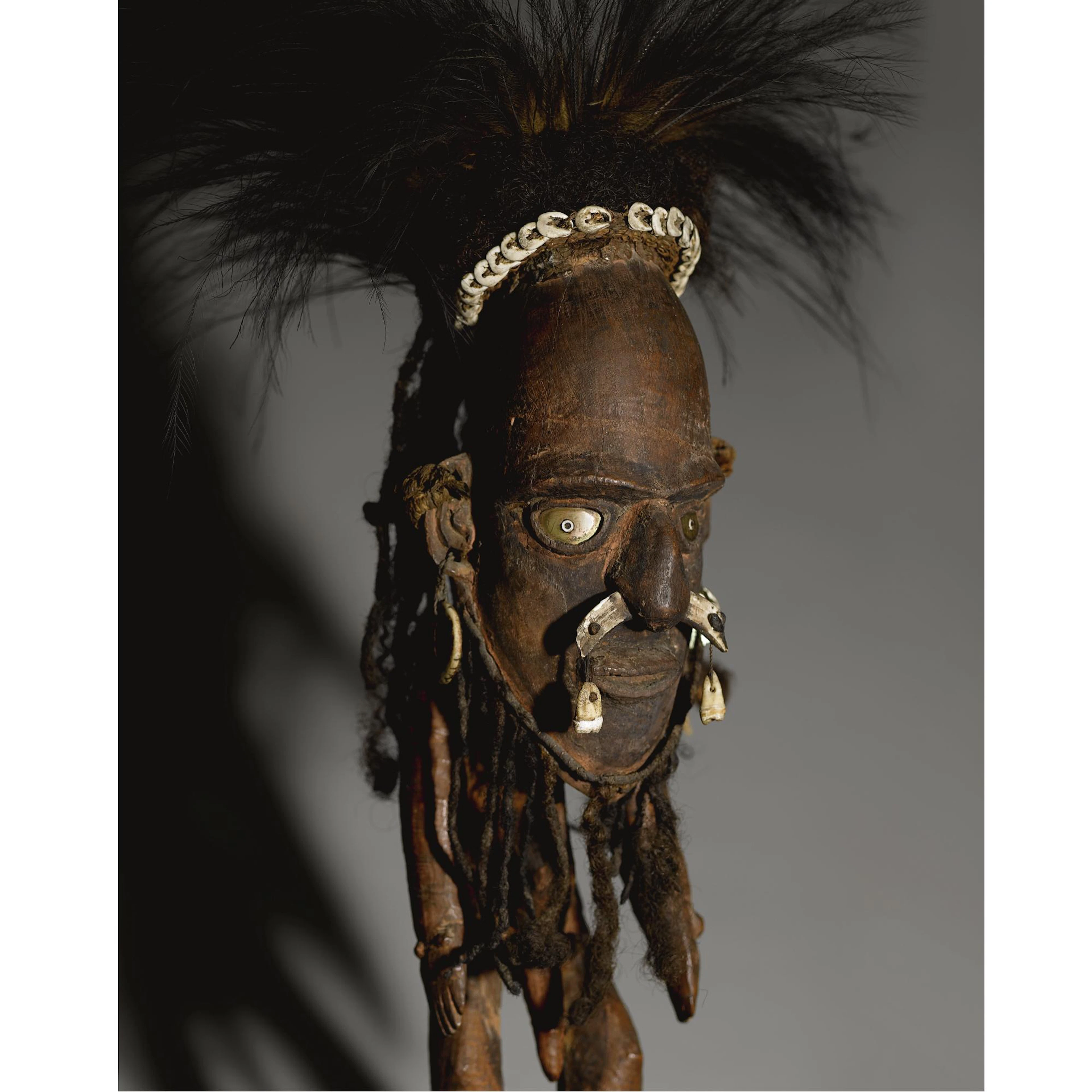 Biwat (Mundugumor) Male Ancestor Spirit Figure from a Sacred Flute, wusear, Papua New Guinea