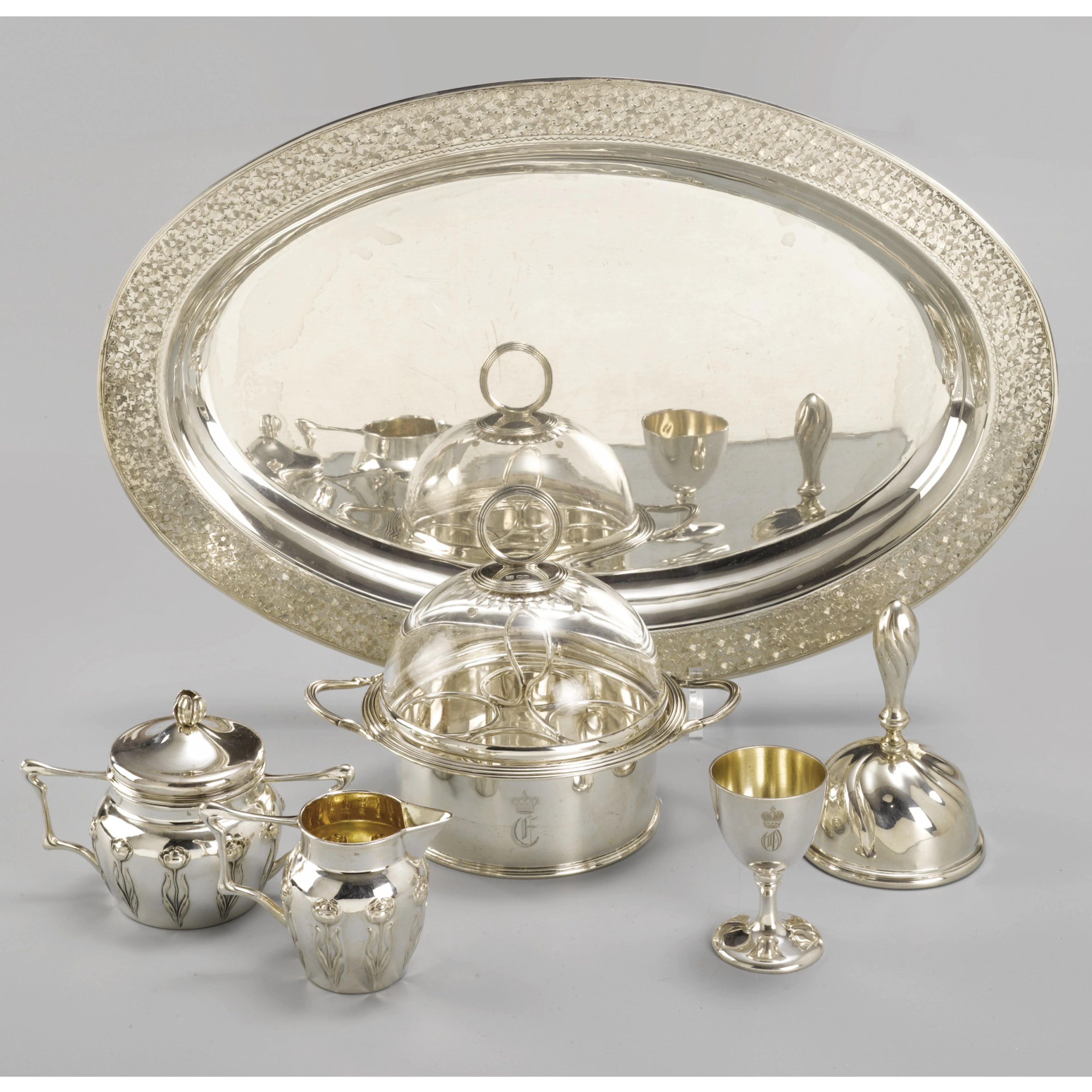 Various silver items (9)