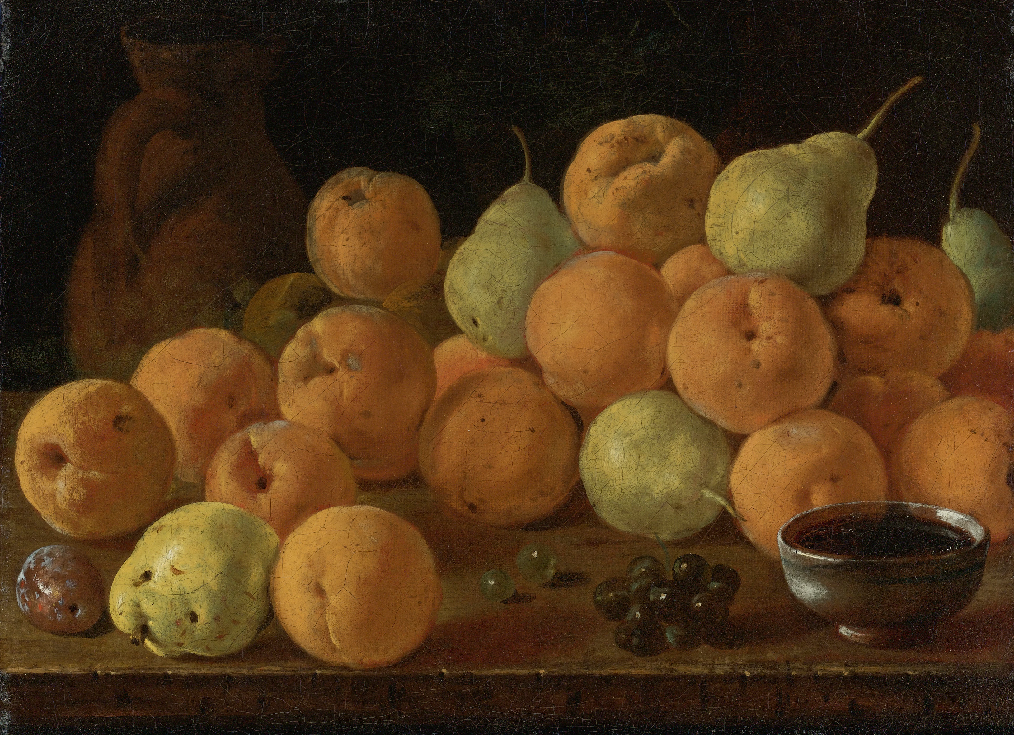 Still Life with Peaches, Pears and Grapes
