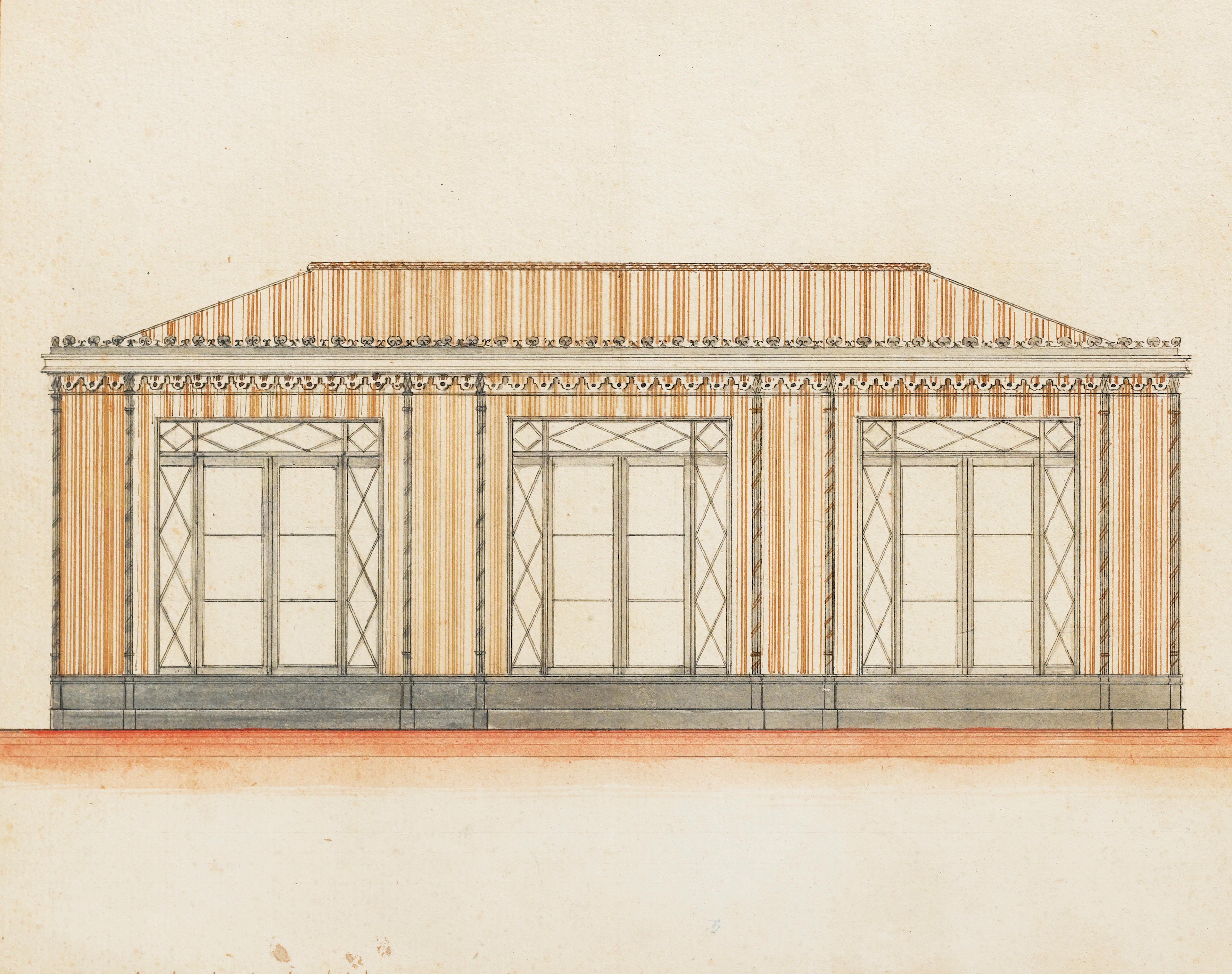 Projet pour l'entrée du château de Malmaison