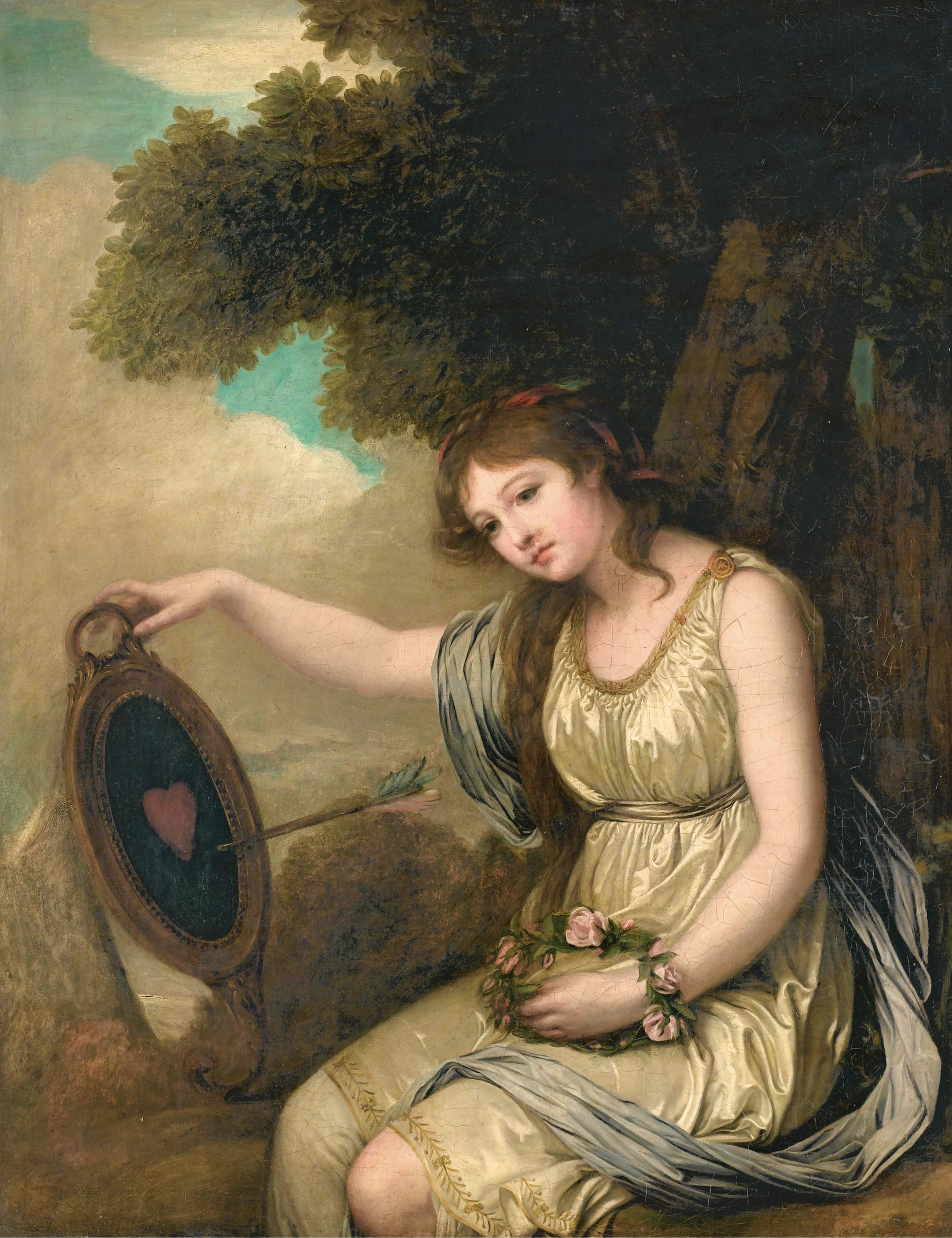 Jeune fille assise