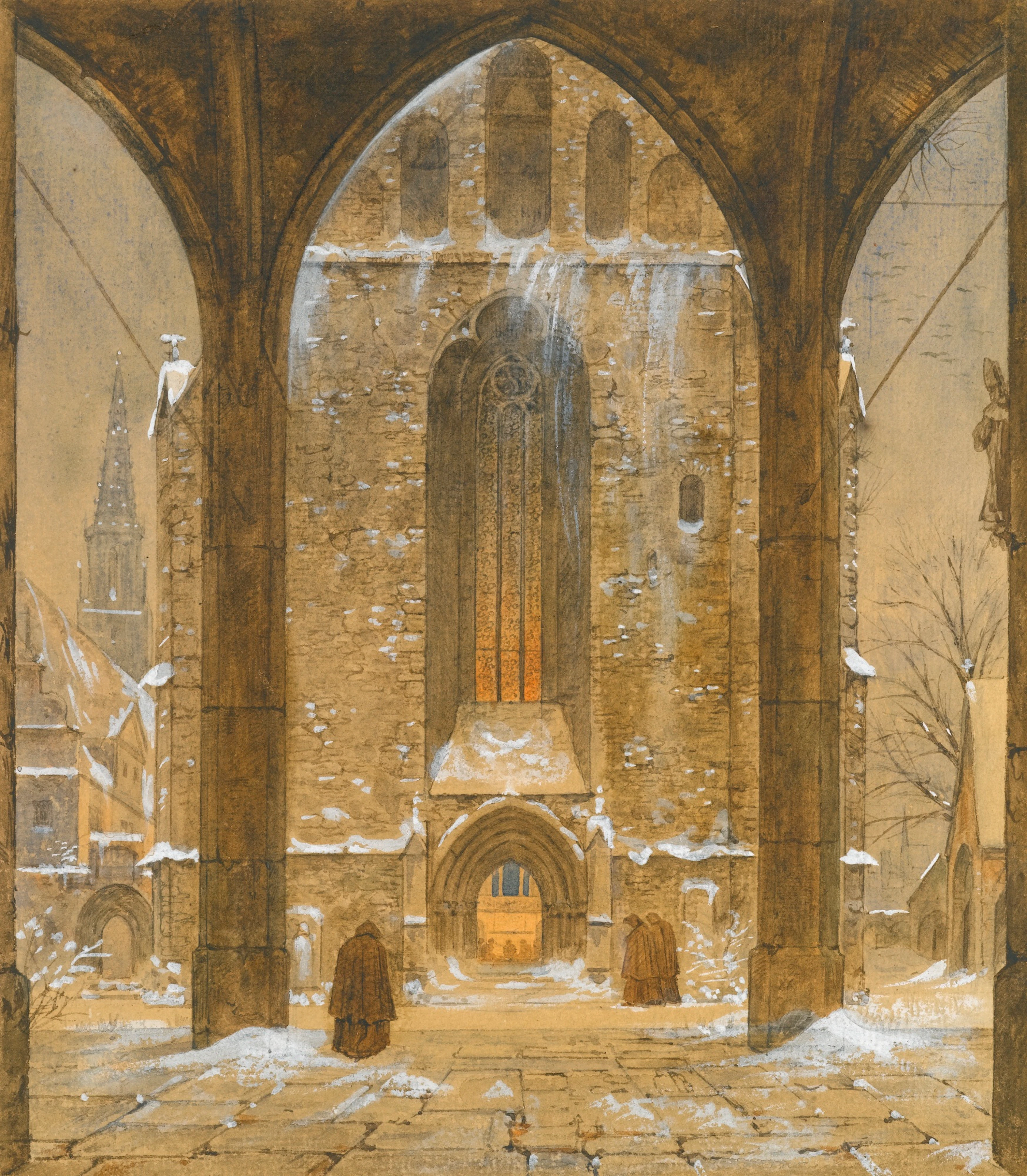Cloister in Winter