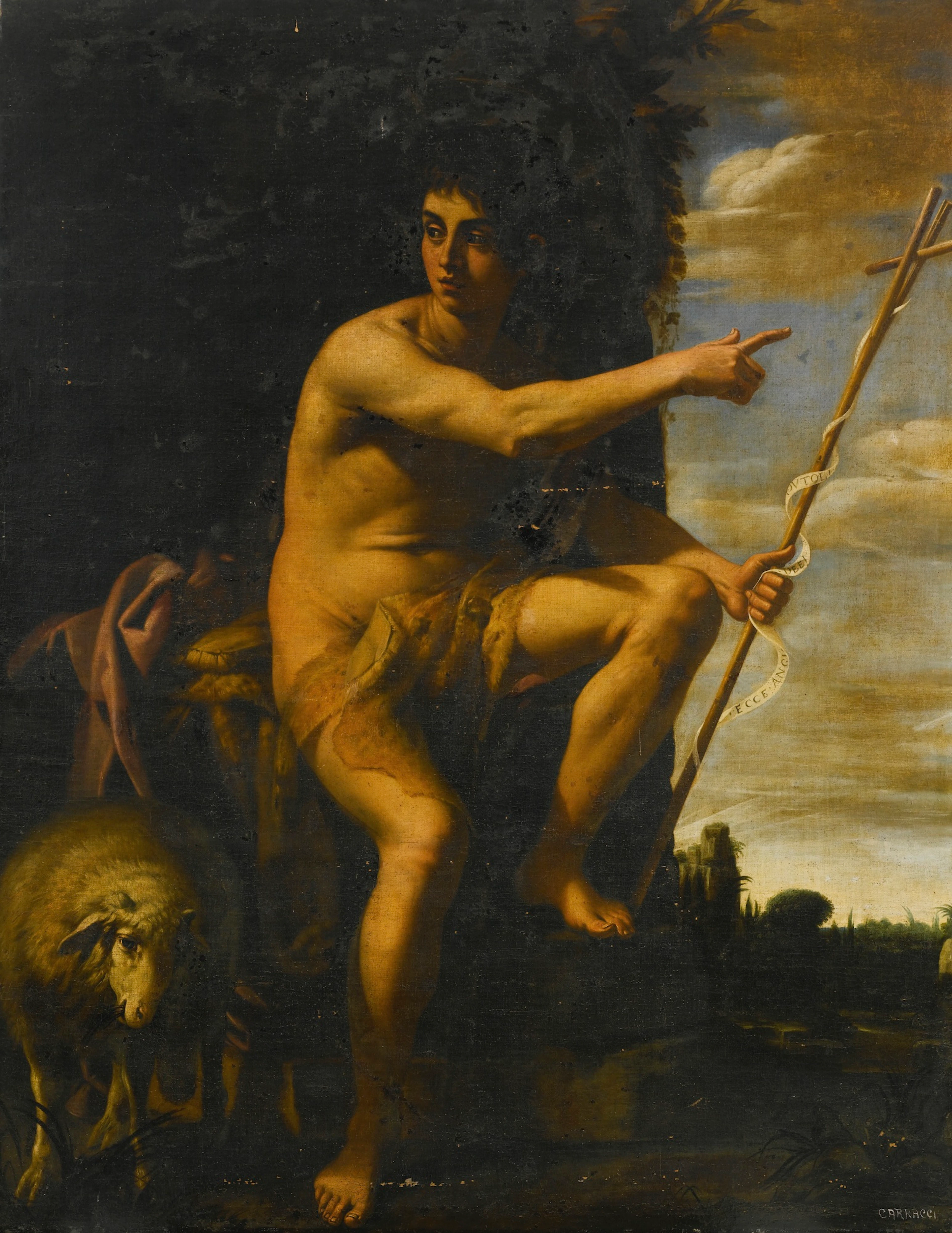 Saint John the Baptist in the wilderness