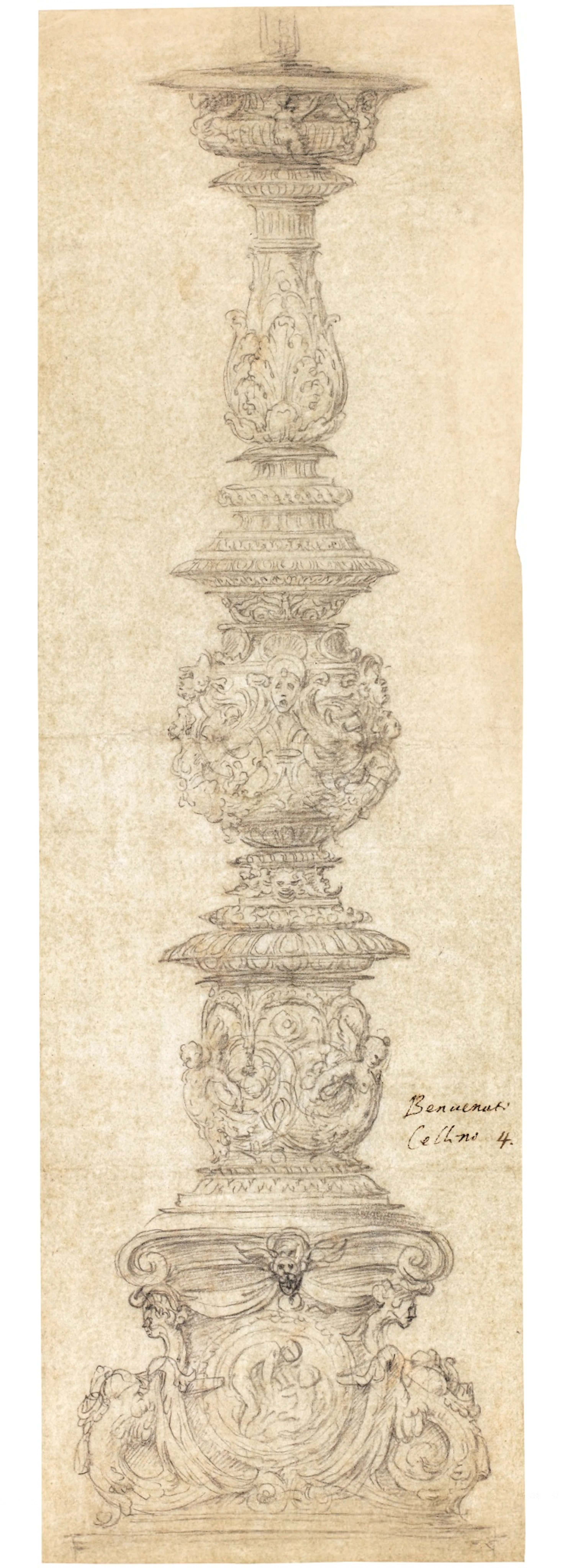 Design for a monumental candlestick