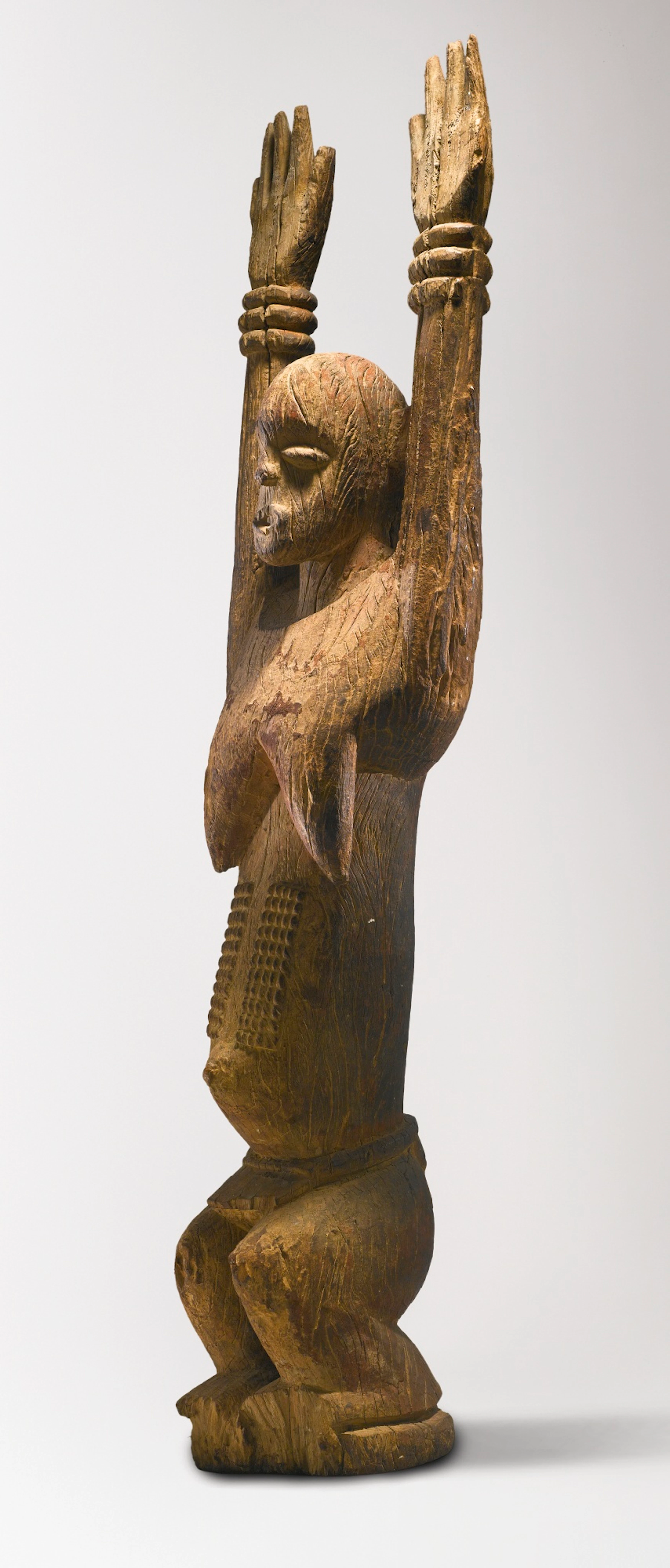 Proto-dogon female figure, djenne empire, mali, circa 900-1030 ad