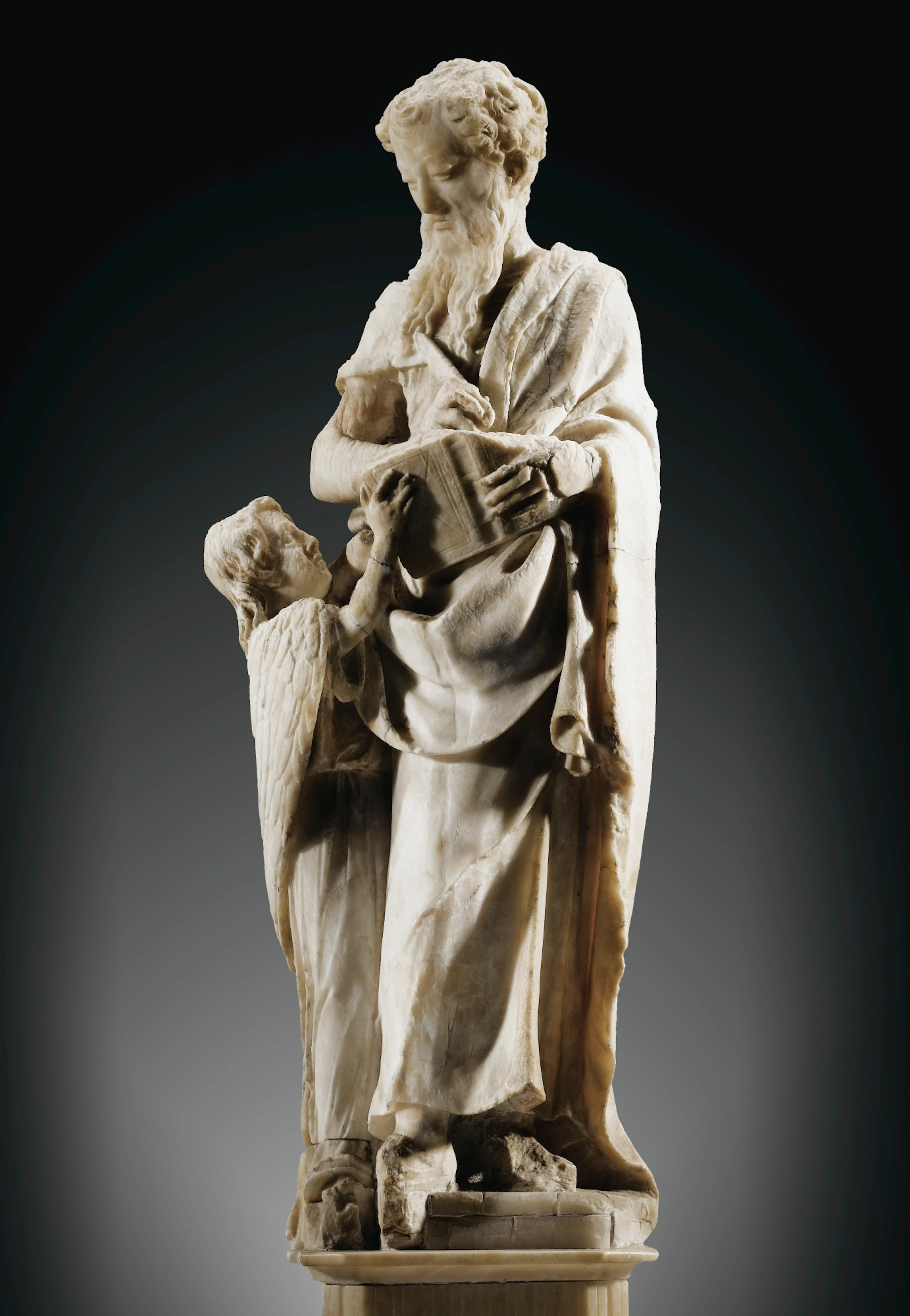 SAINT MATTHIEU ET L'ANGE, FLANDRES, PROBABLEMENT CAMBRAI, FIN DU XVIE