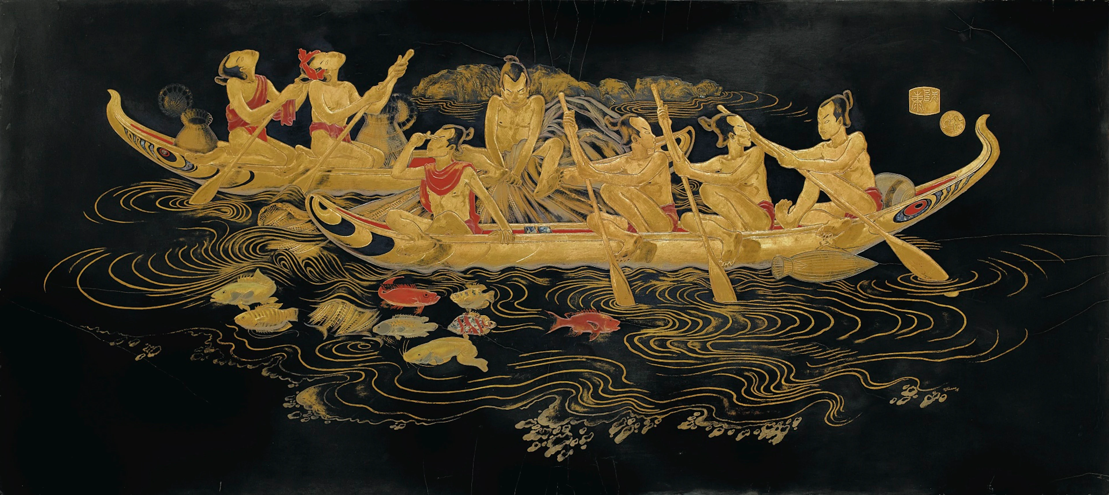 Les Pecheurs au Clair de Lune (Fishing Under the Moonlight)