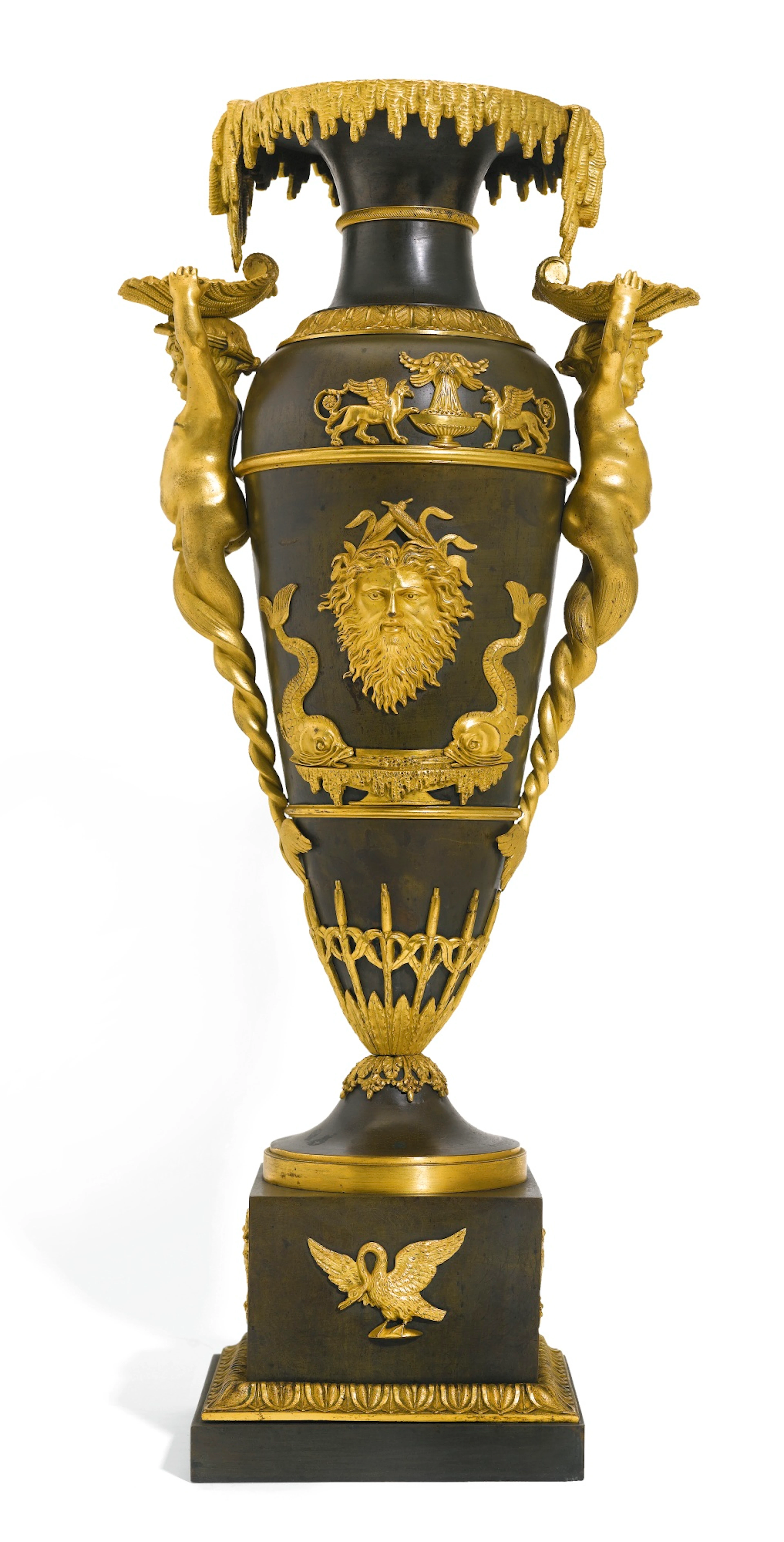 A bronze vase, attributed to friedrich bergenfeldt, st petersburg, circa 1805