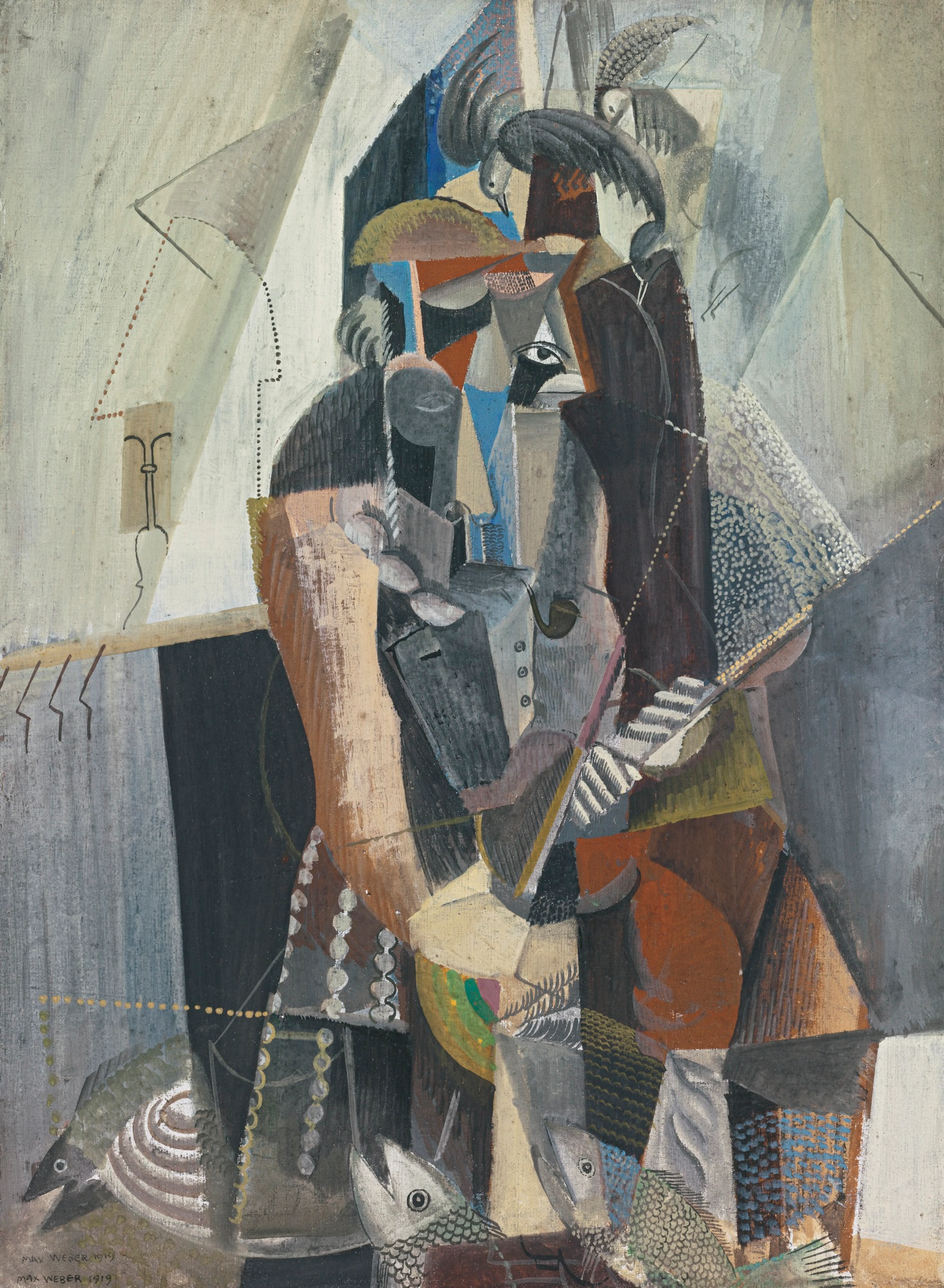 The Fisherman (Fisherman, Fish and Sea Gulls)