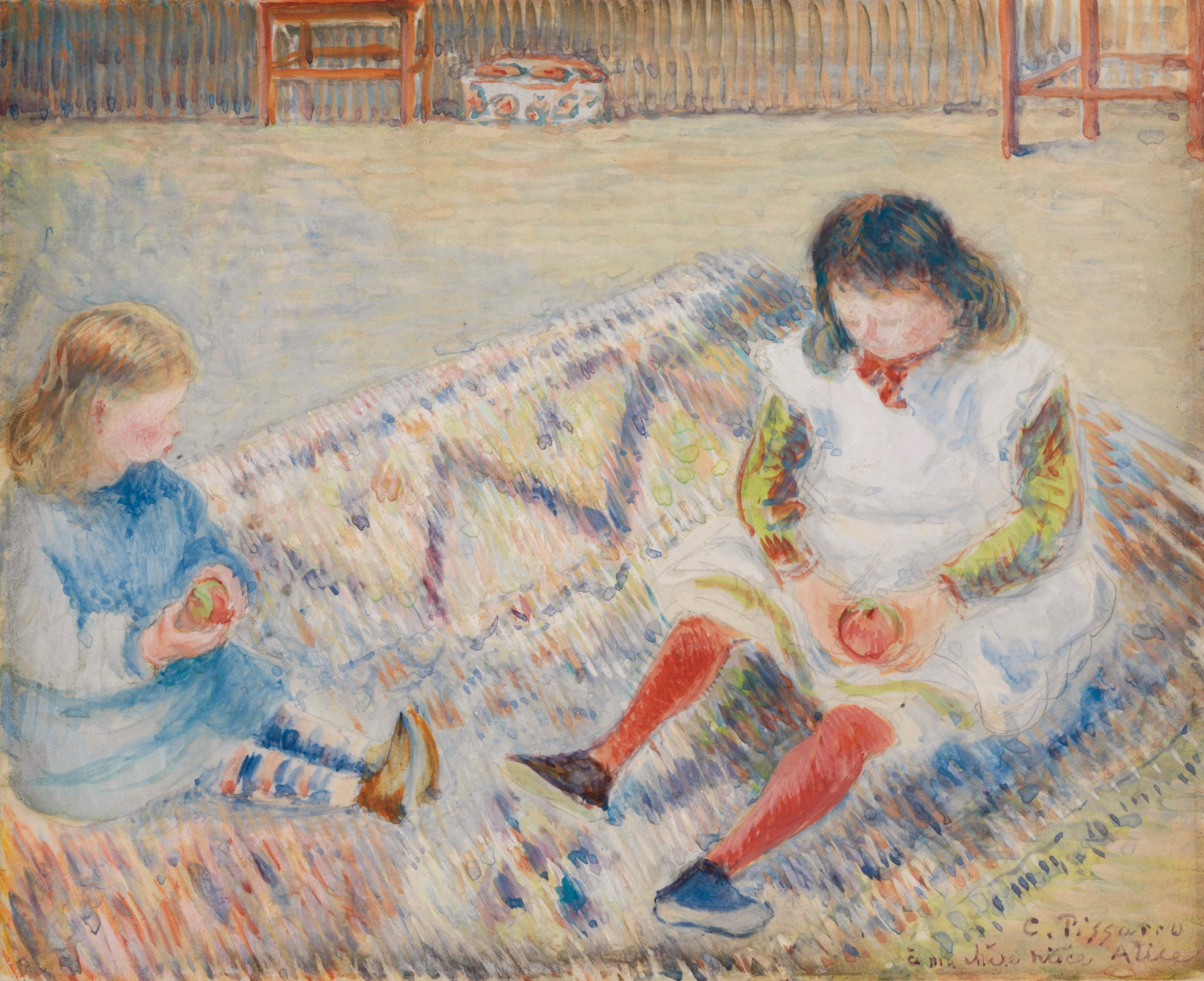 Étude pour Les enfants de l'artiste