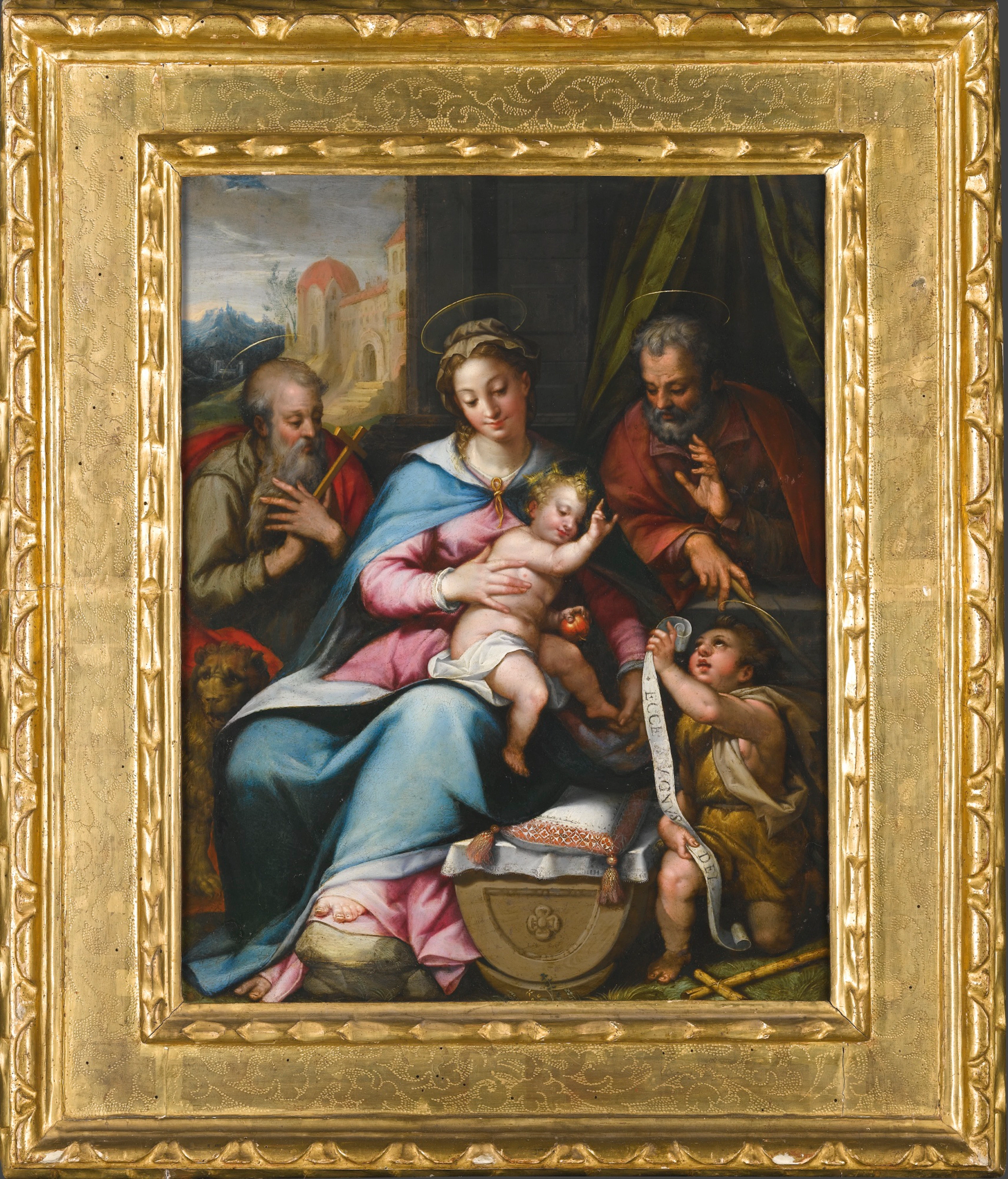 Holy Family with Saint Jerome and the Infant John the Baptist