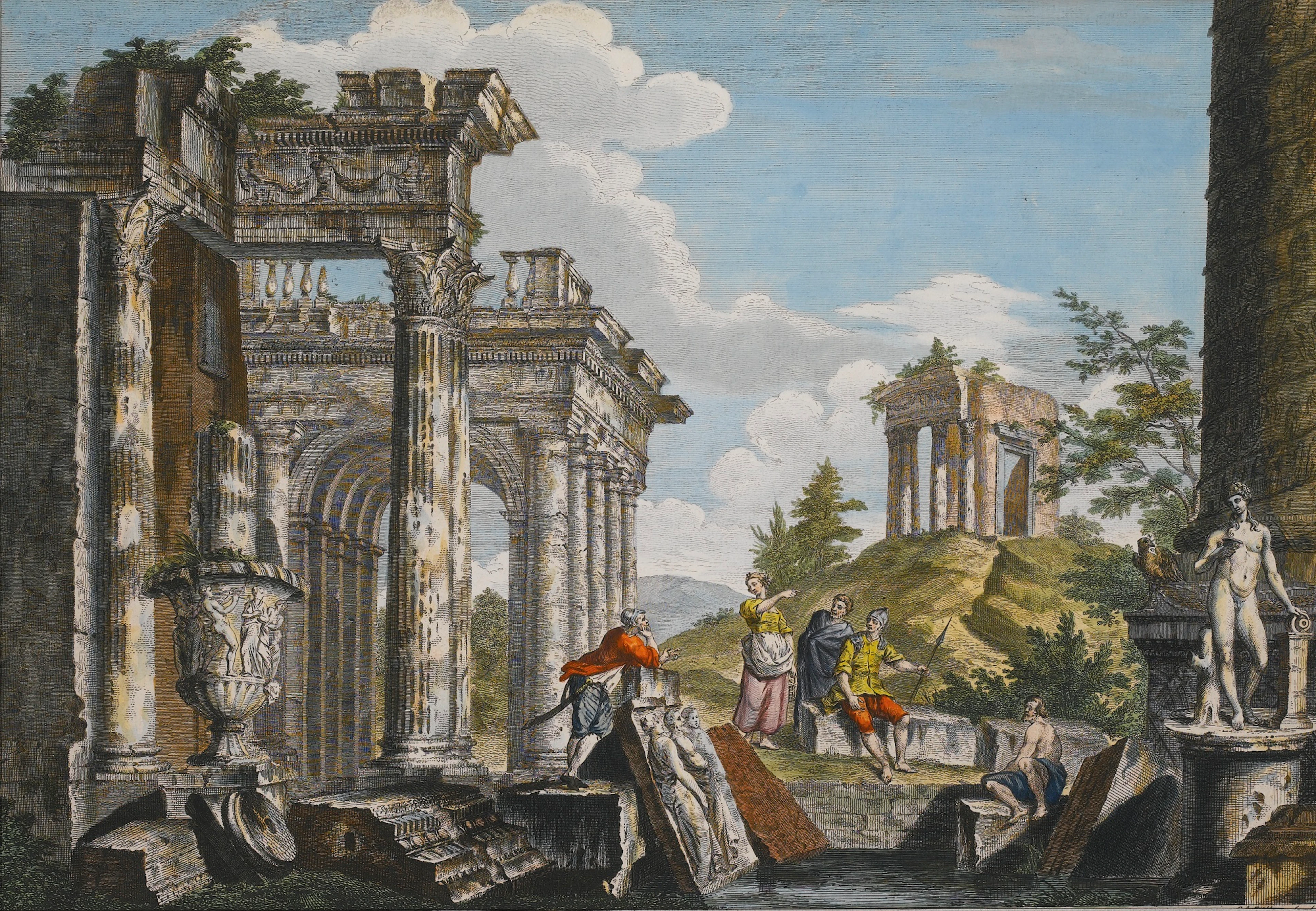 Views of Roman Ruins