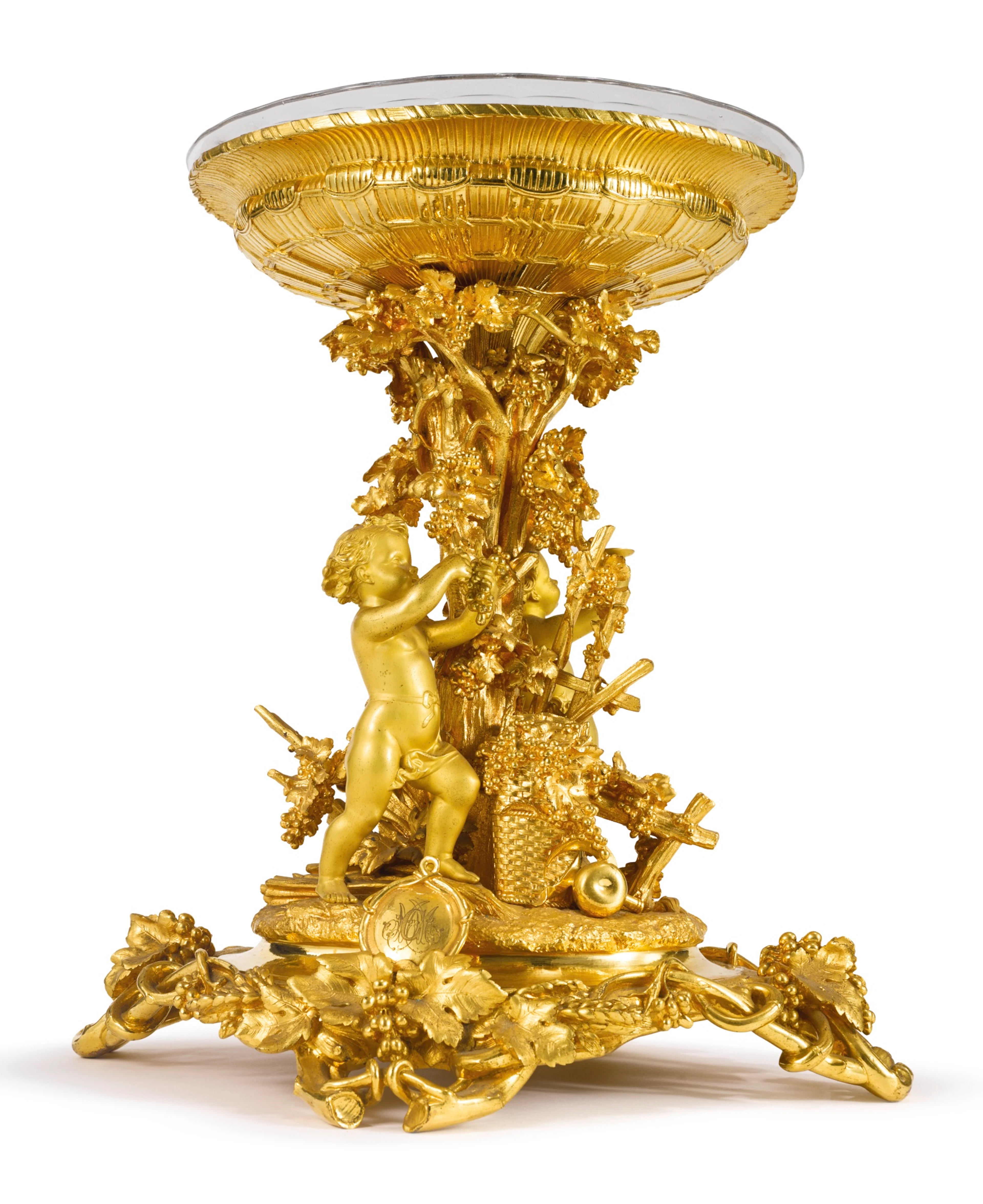 Charles christofle & cie. french, 19th century "les vendanges", a