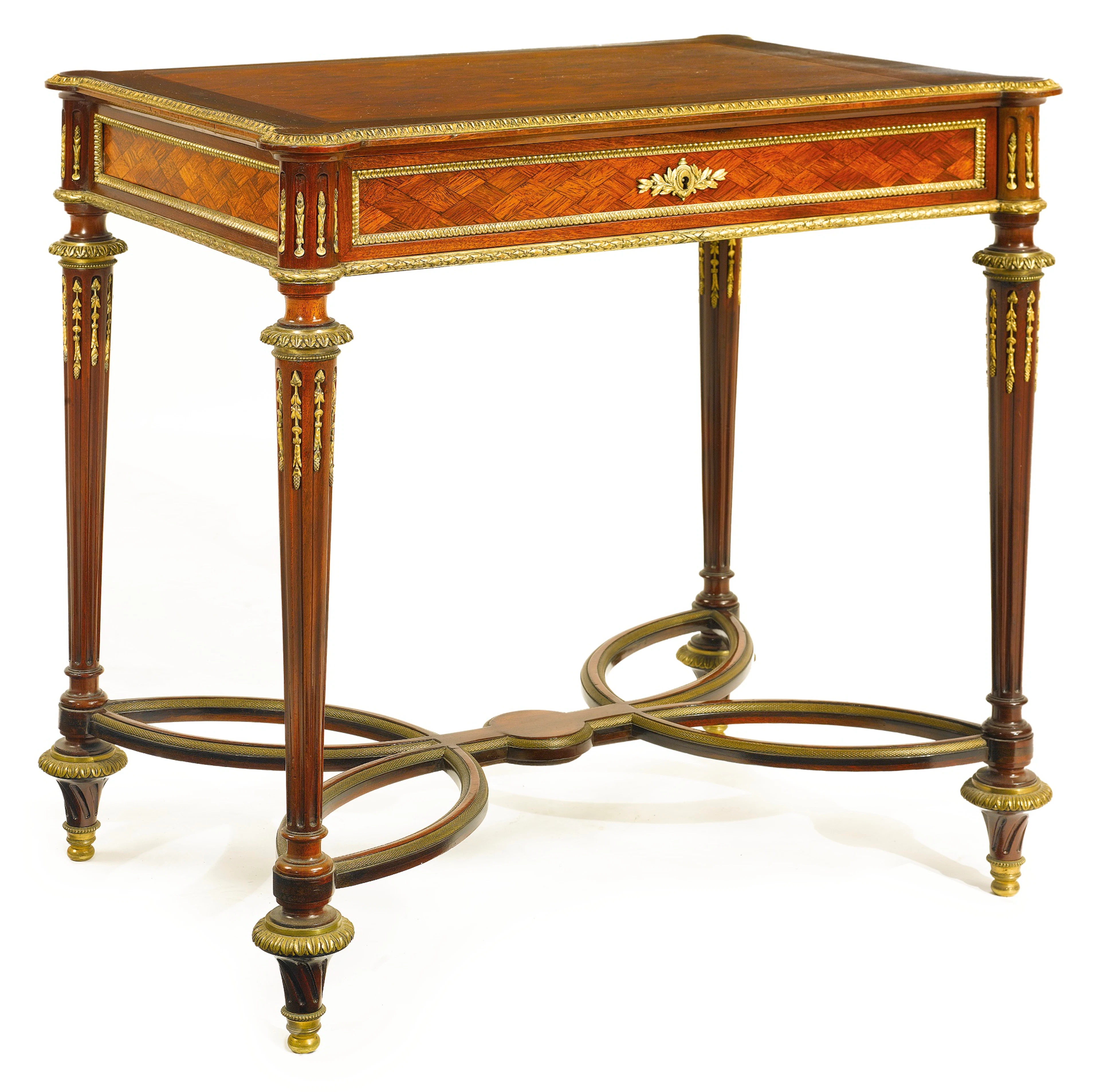 Blaise & théodore millet french, 1853-1918 a louis xvi style gilt