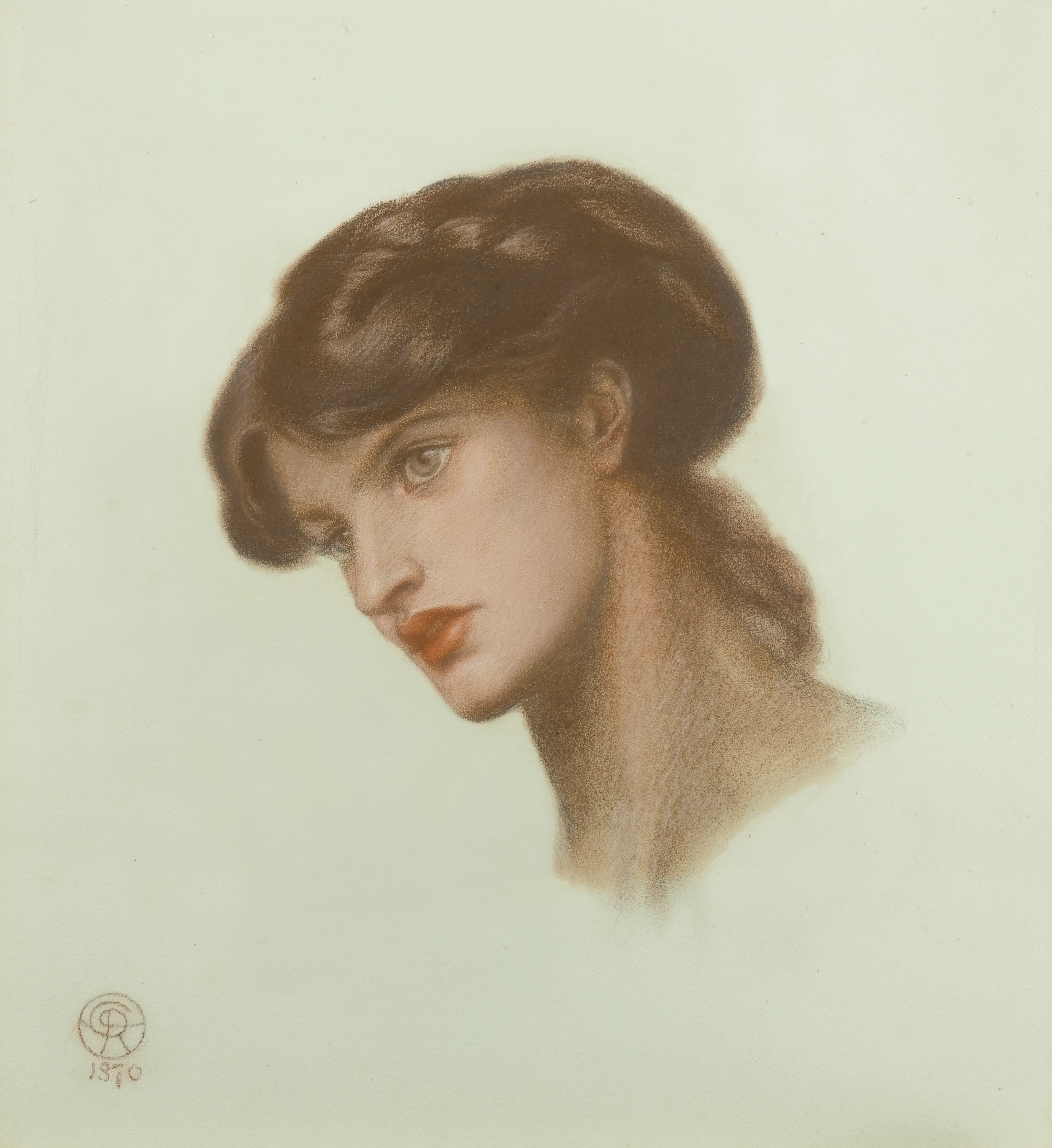 Study of Maria Spartali for Dante's Dream at the Time of the Death of Beatrice