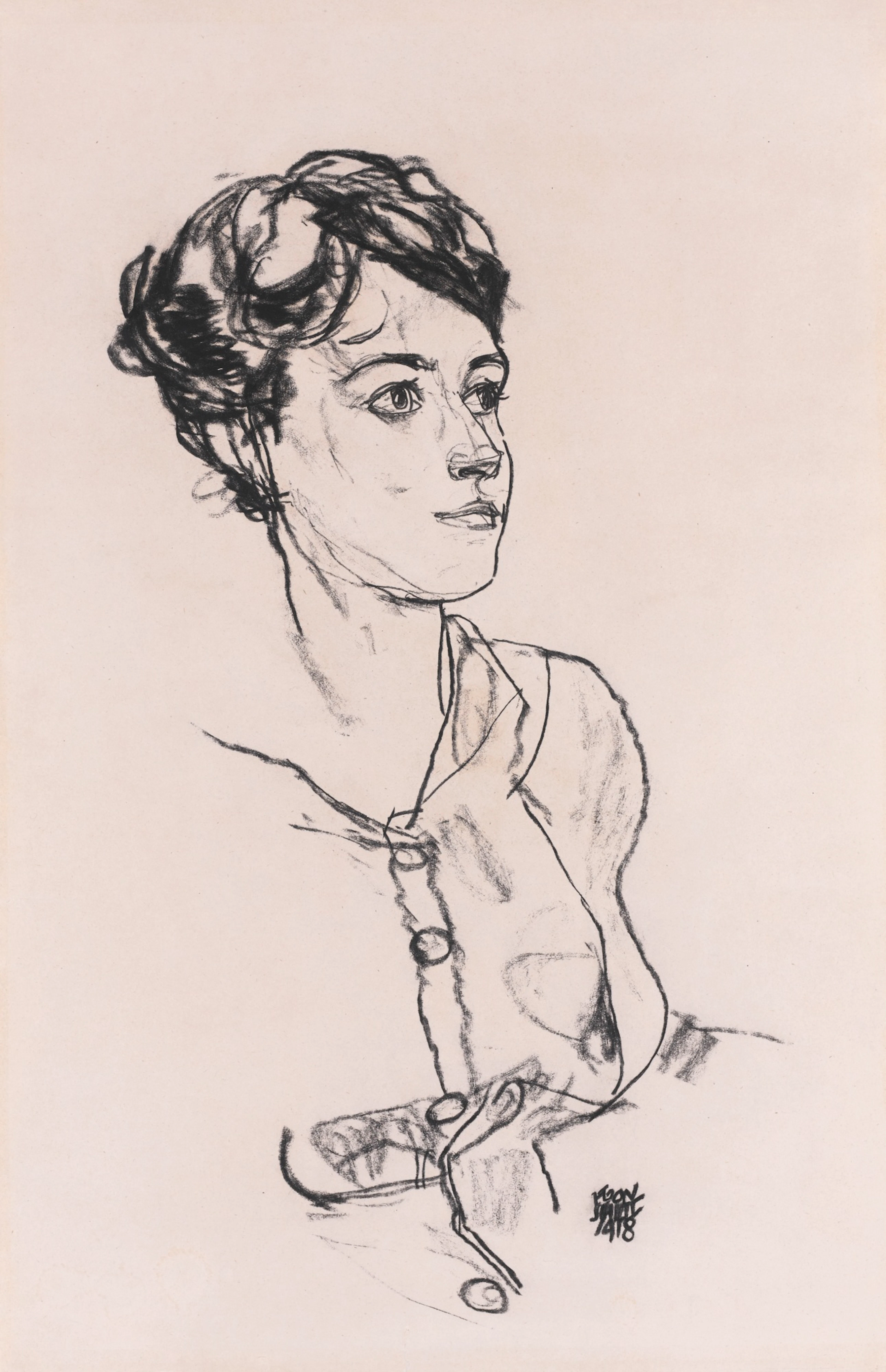 Mädchenporträt (Hilde Ziegler) (Portrait of a girl (Hilde Ziegler))