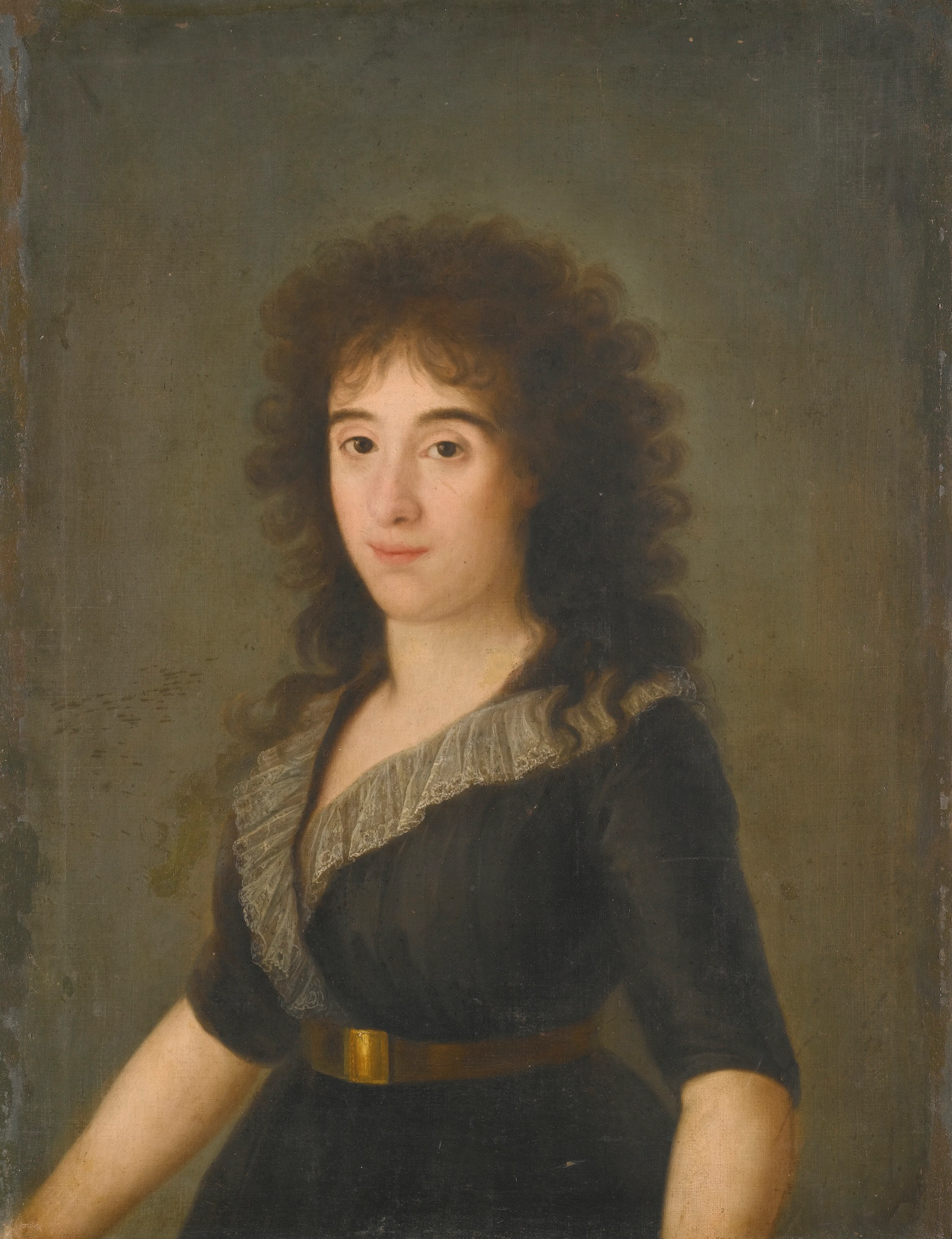 Portrait of the second Condesa de Castroterreño, half-length
