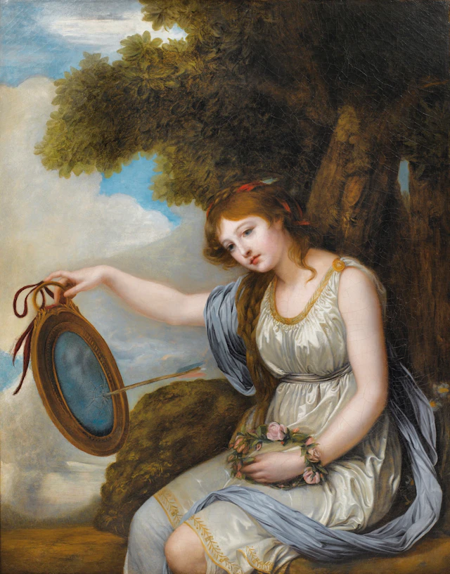 Jeune fille assise