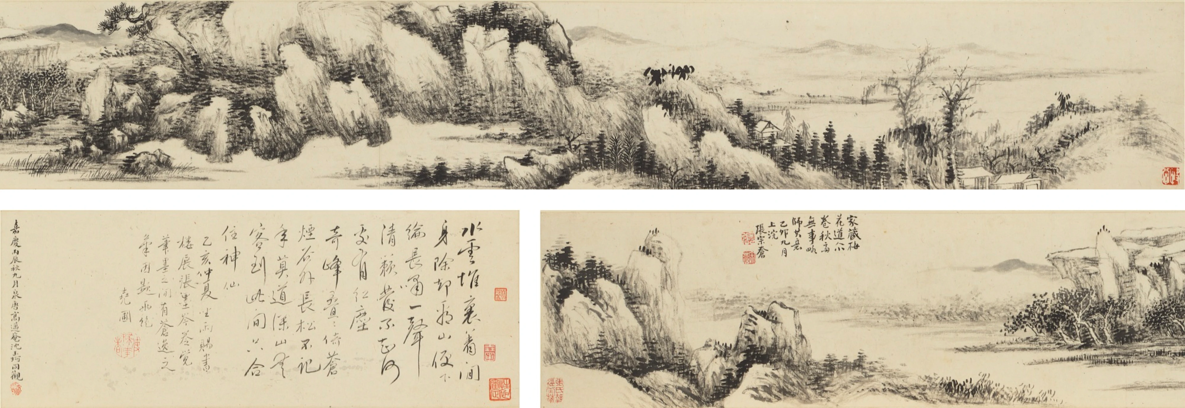 Landscape after wu zhen