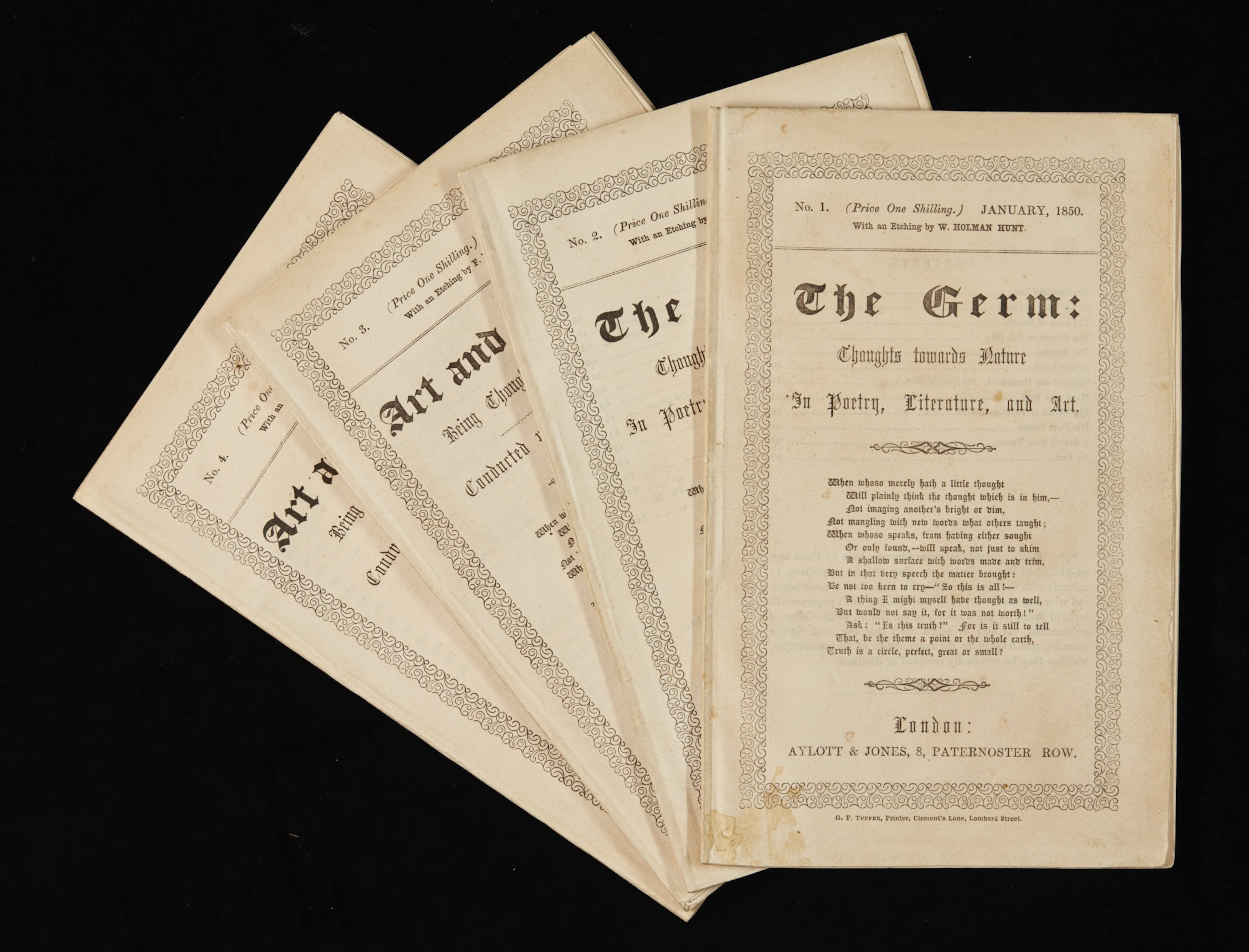 The Germ: Thoughts towards Nature in Poetry, Literature and Art [Art