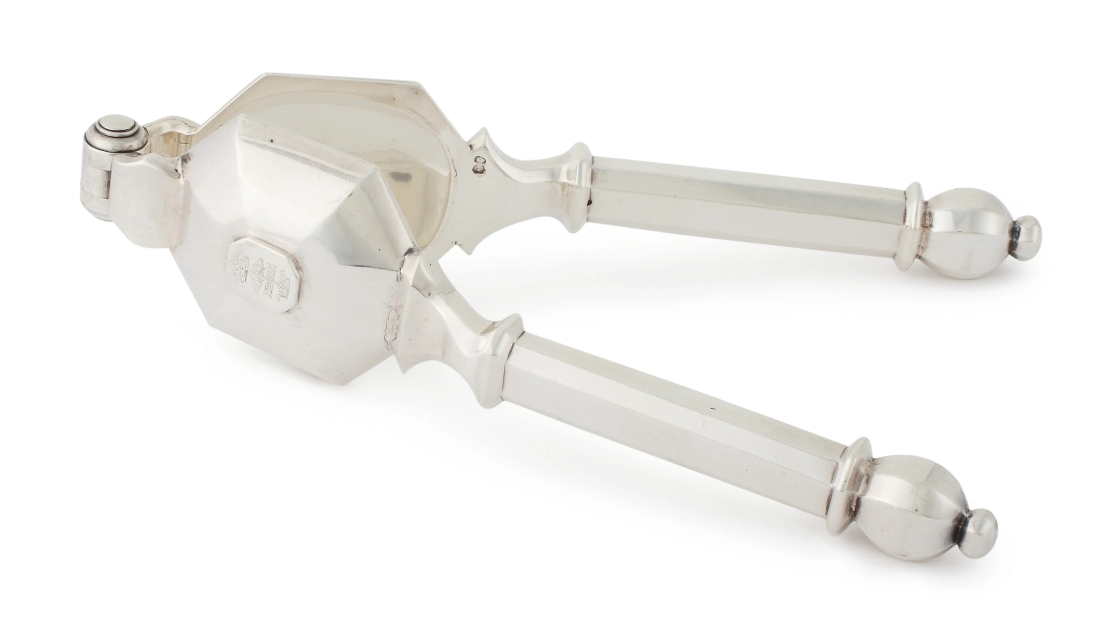 An early victorian silver substantial lemon squeezer, garrard & co.