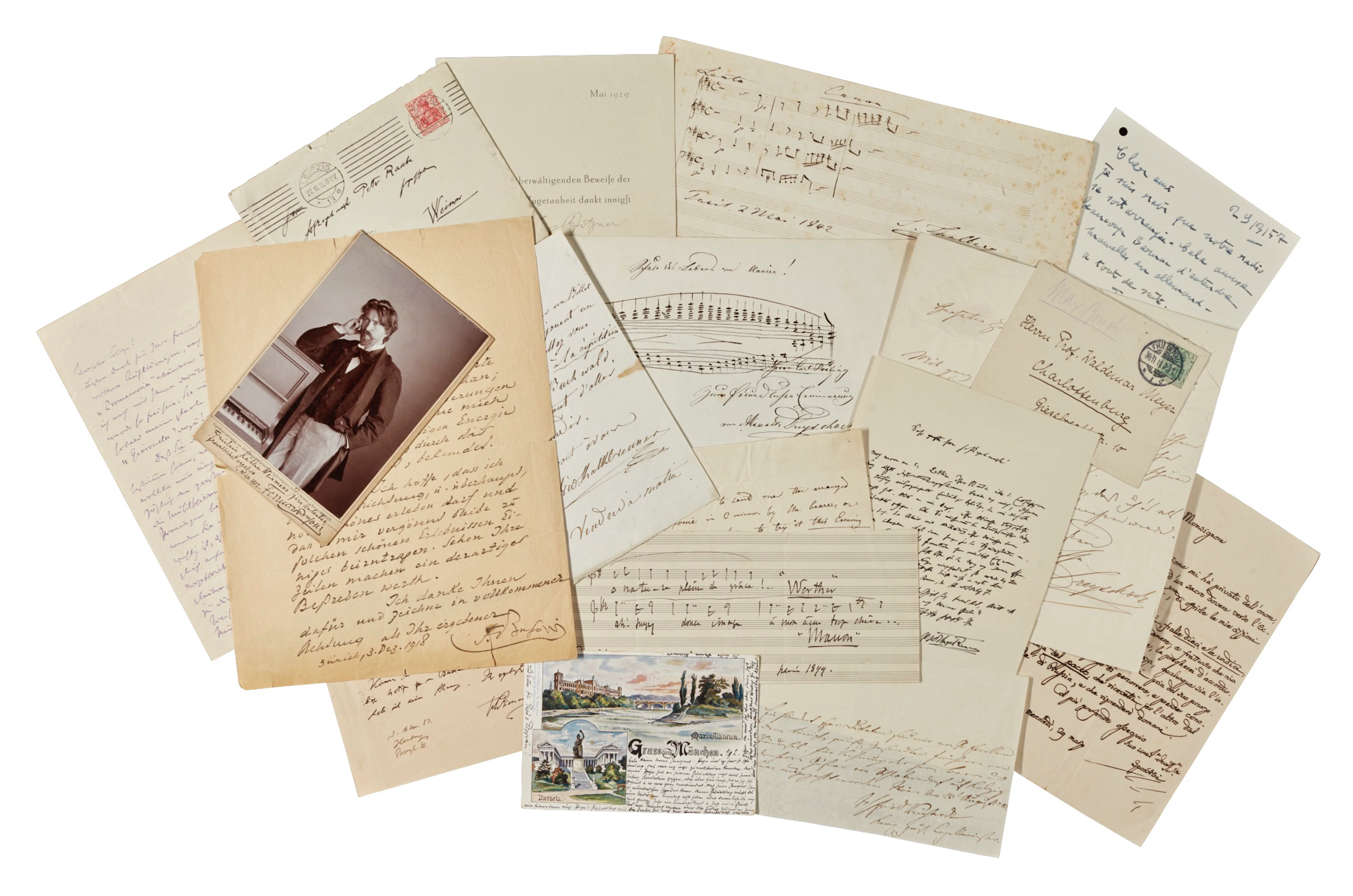 Collection of autograph letters signed
