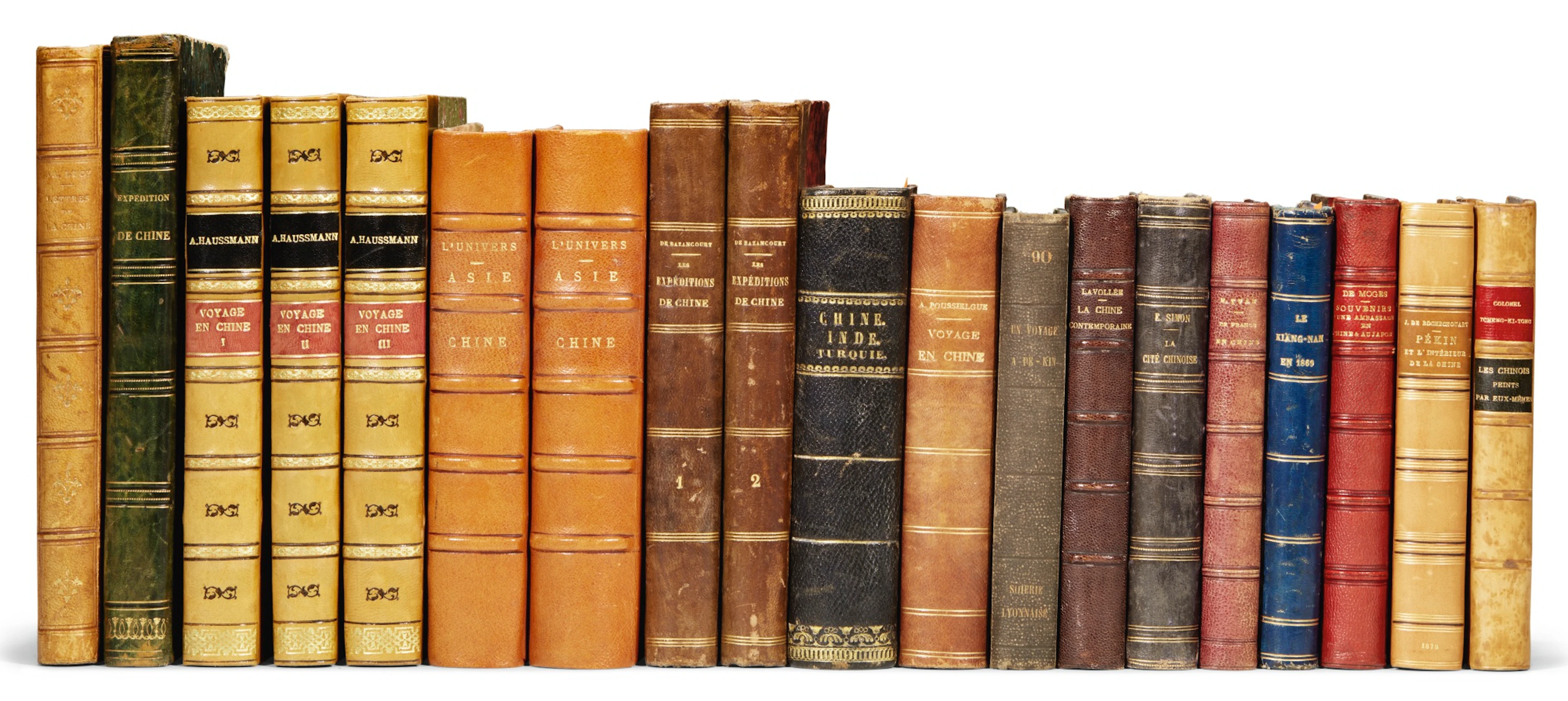 A collection of 19 volumes, including: