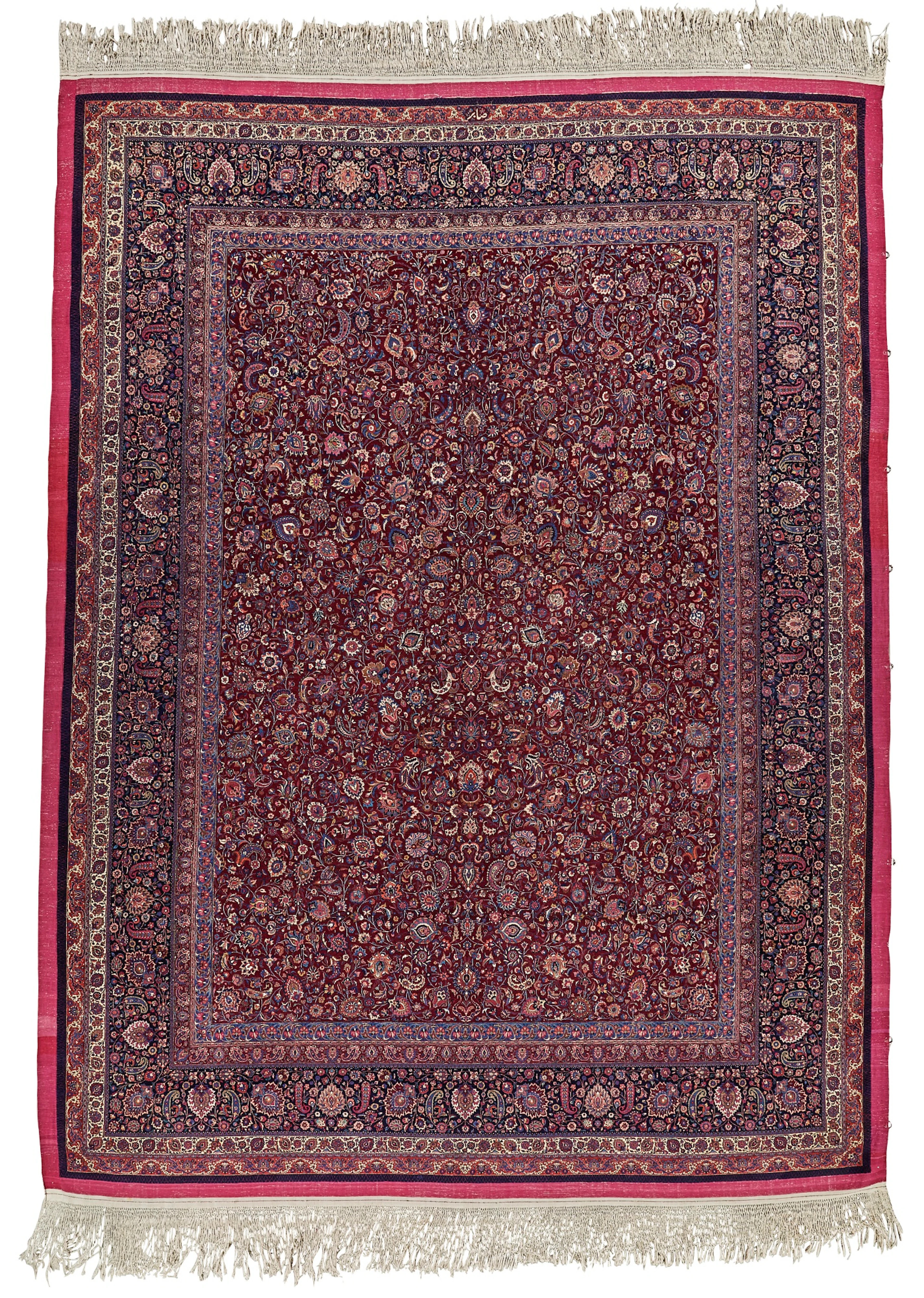 A unusually fine saber mashad carpet, northeast persia
