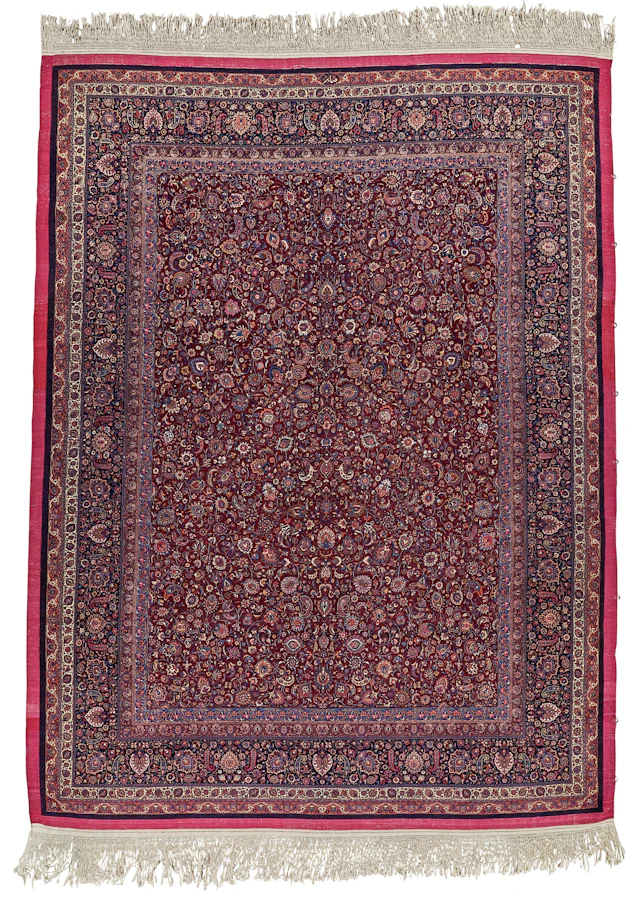 A unusually fine saber mashad carpet, northeast persia
