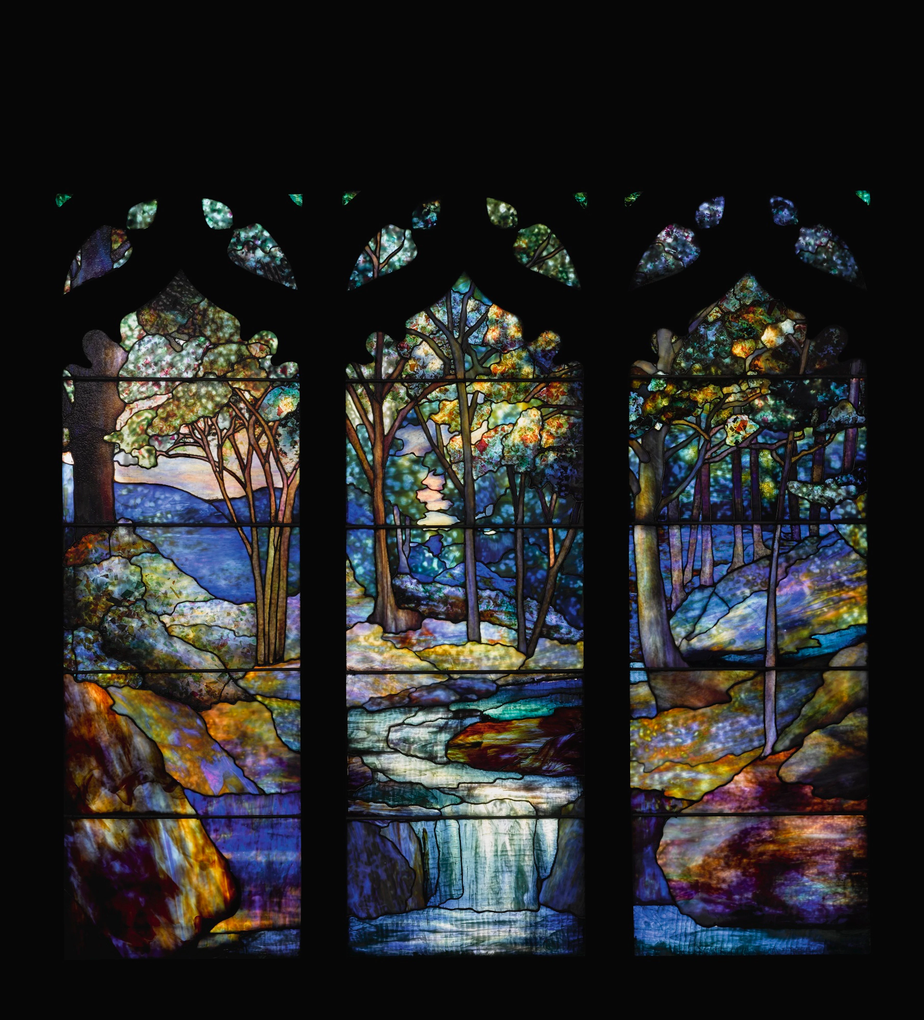 "The Stream of Life" Window from the First Presbyterian Church of