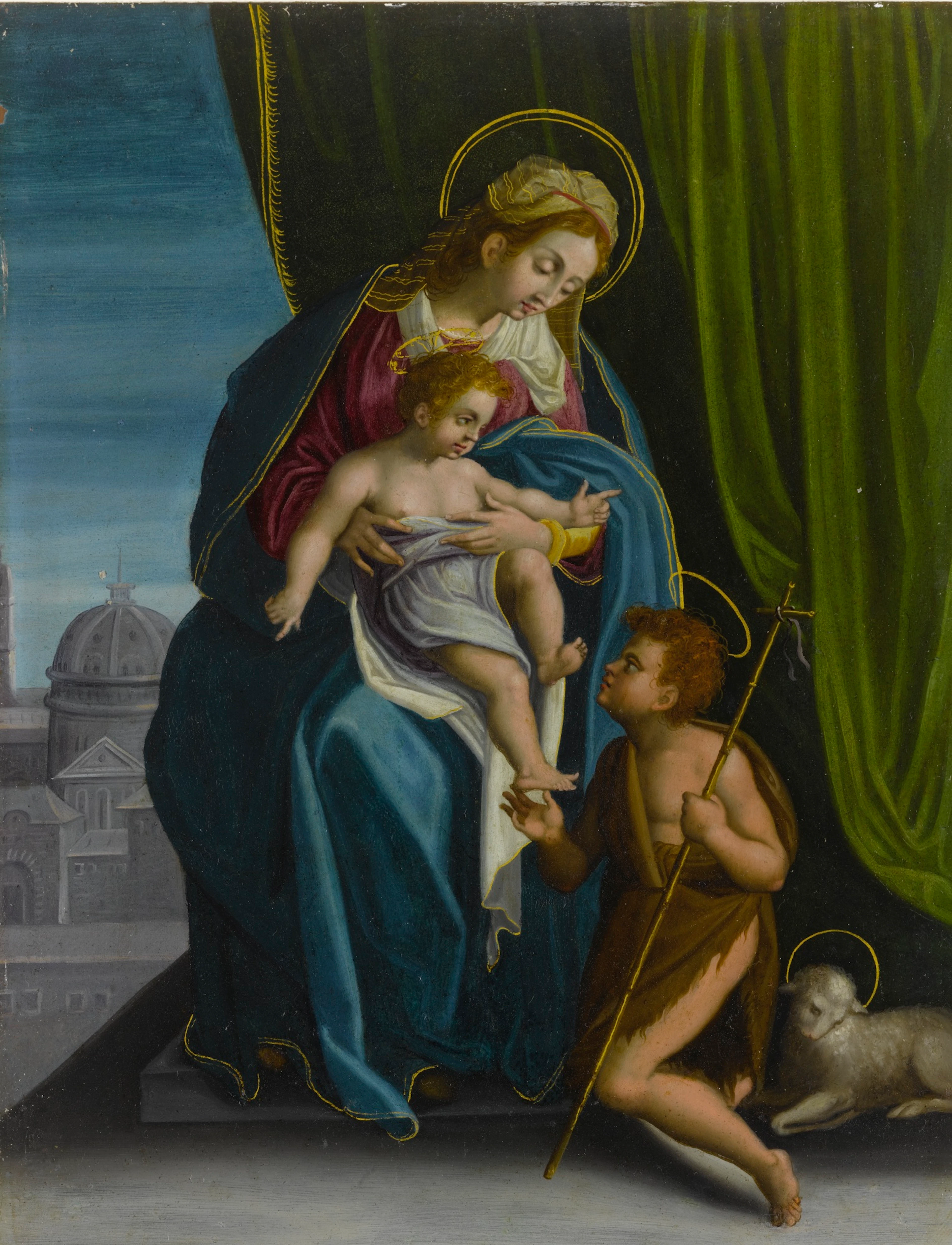 The Madonna and Child with the Infant Saint John the Baptist