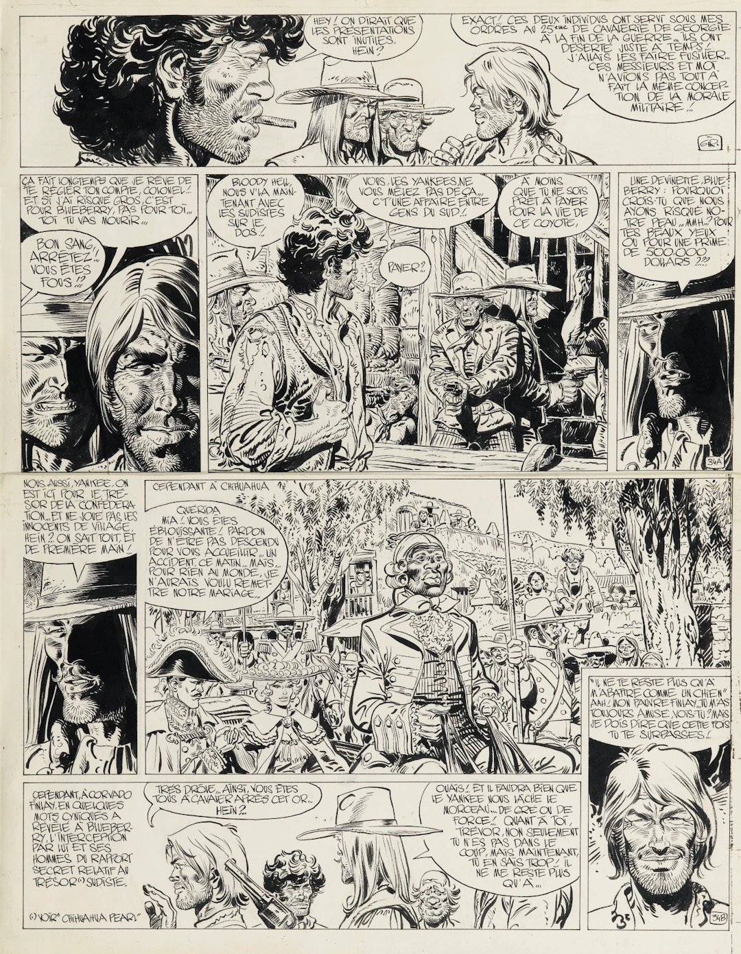 JEAN GIRAUD (1938-2012) BLUEBERRY - TOME 14  L'HOMME QUI VALAIT 500