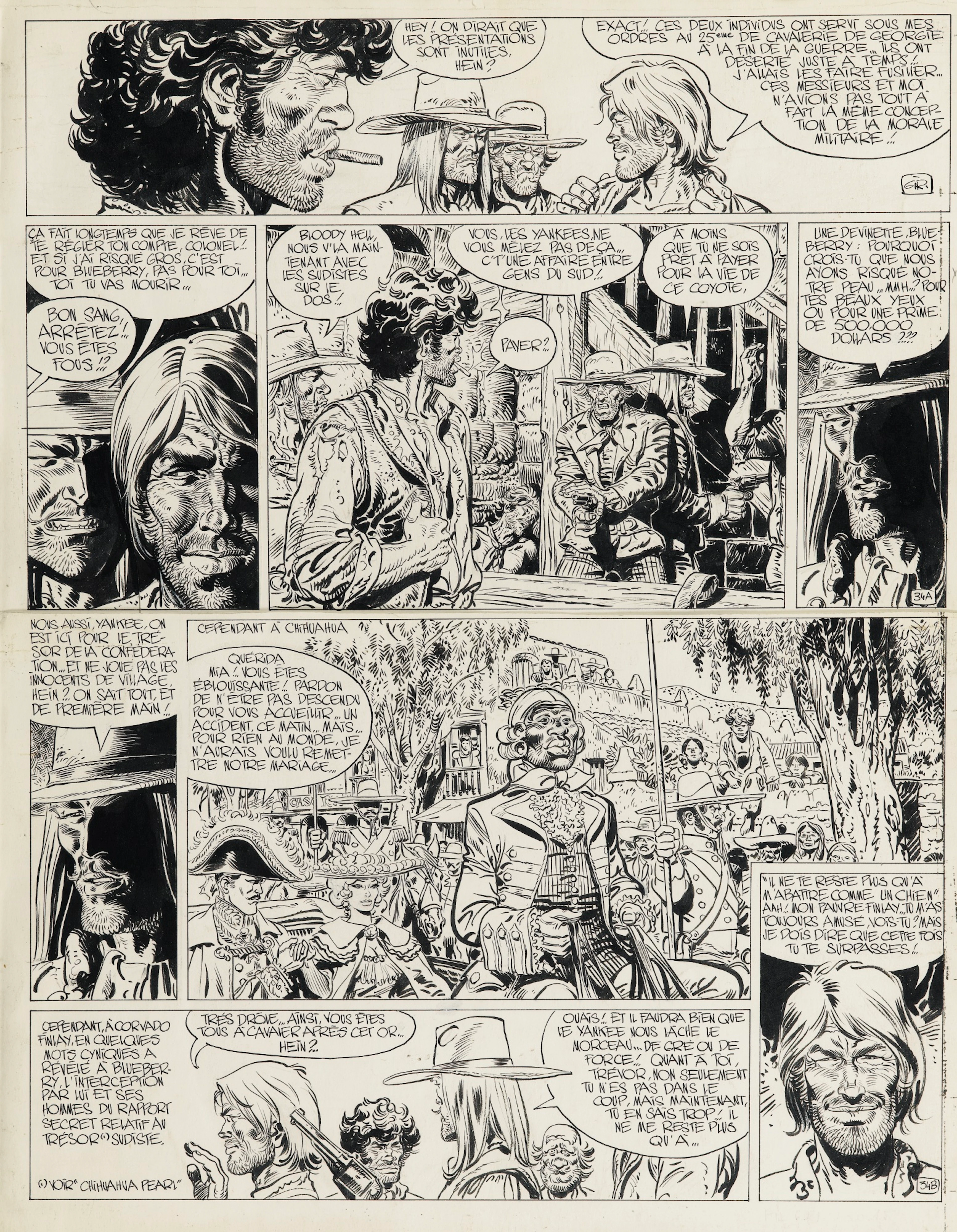 JEAN GIRAUD (1938-2012) BLUEBERRY - TOME 14  L'HOMME QUI VALAIT 500