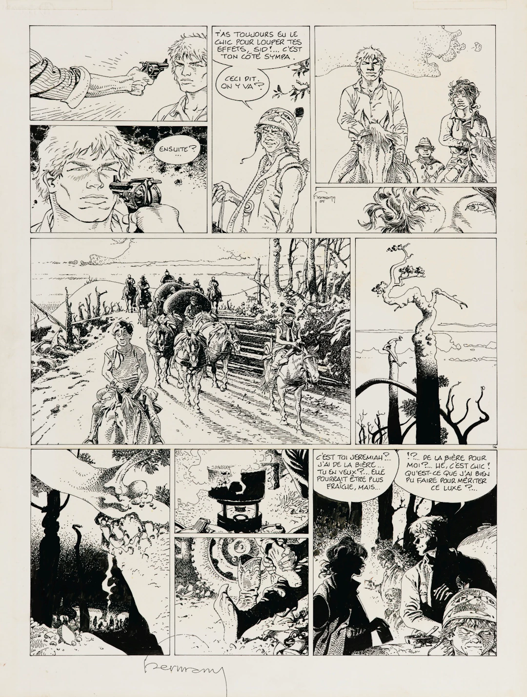 HERMANN HUPPEN (NÉ EN 1938) JÉRÉMIAH - TOME 11 - DELTA PLANCHE 16