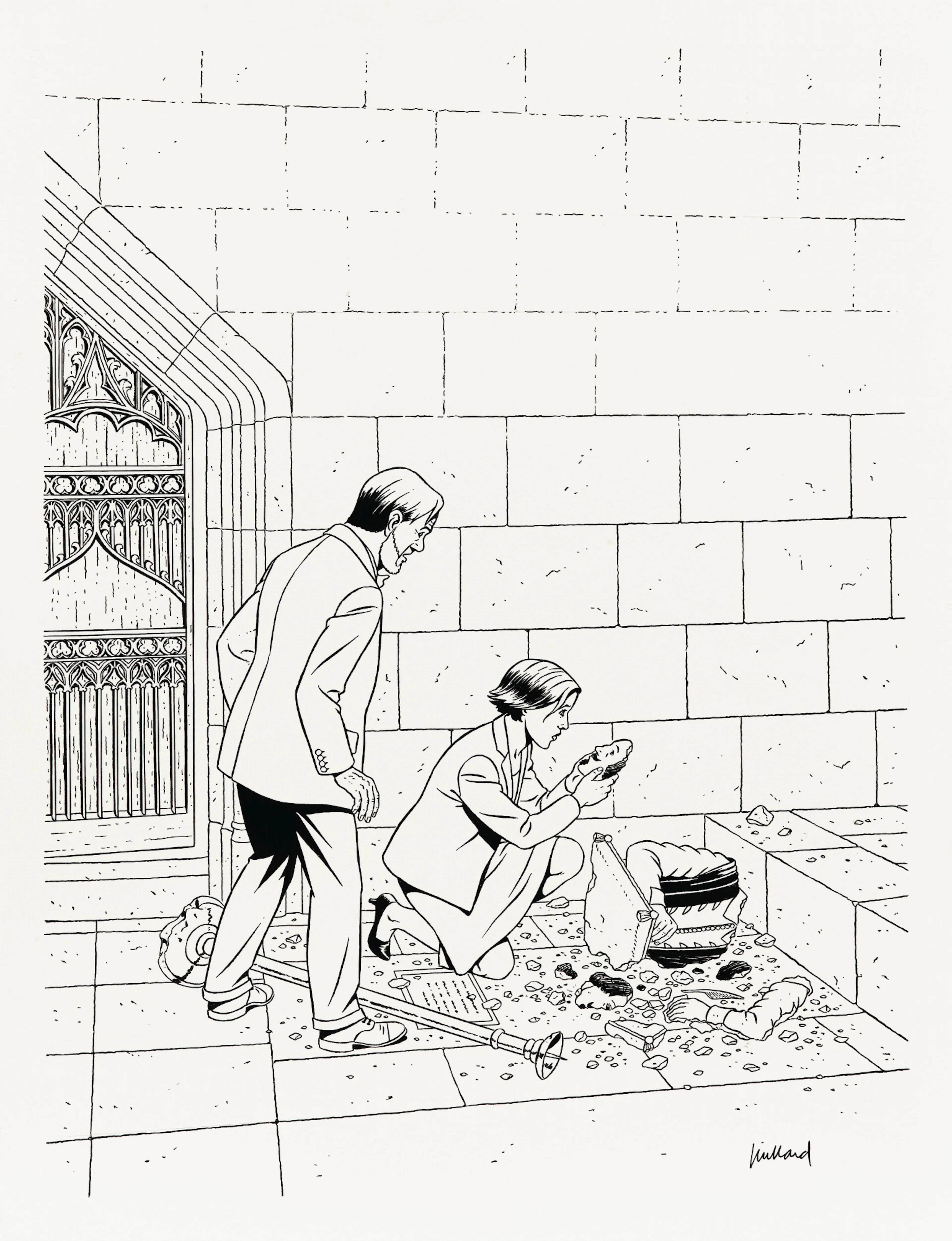 ANDRÉ JUILLARD (NÉ EN 1948) BLAKE ET MORTIMER LE TESTAMENT DE WILLIAM