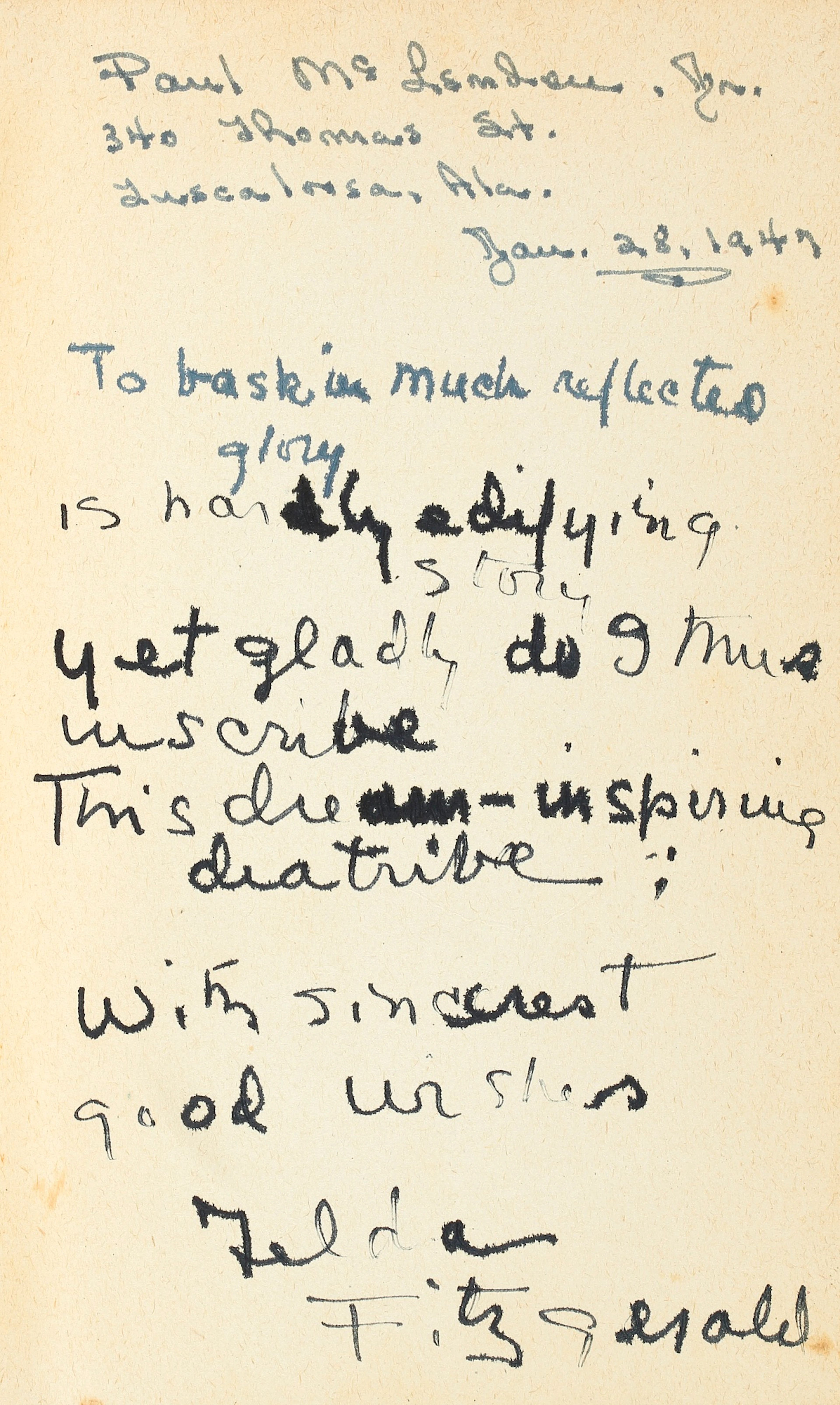The Viking Portable F. Scott Fitzgerald. New York: Viking, 1945