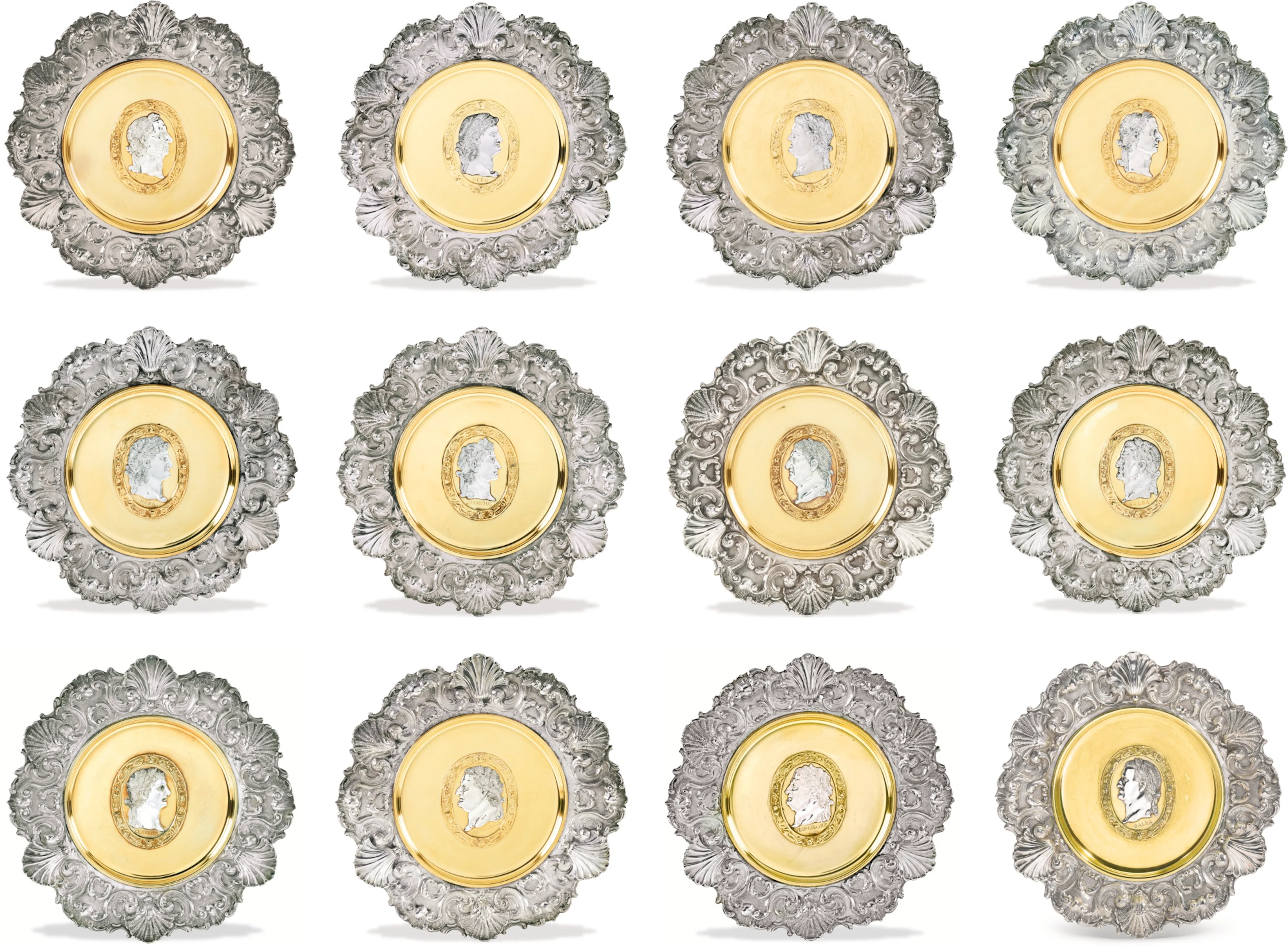 Twelve Wall Plates