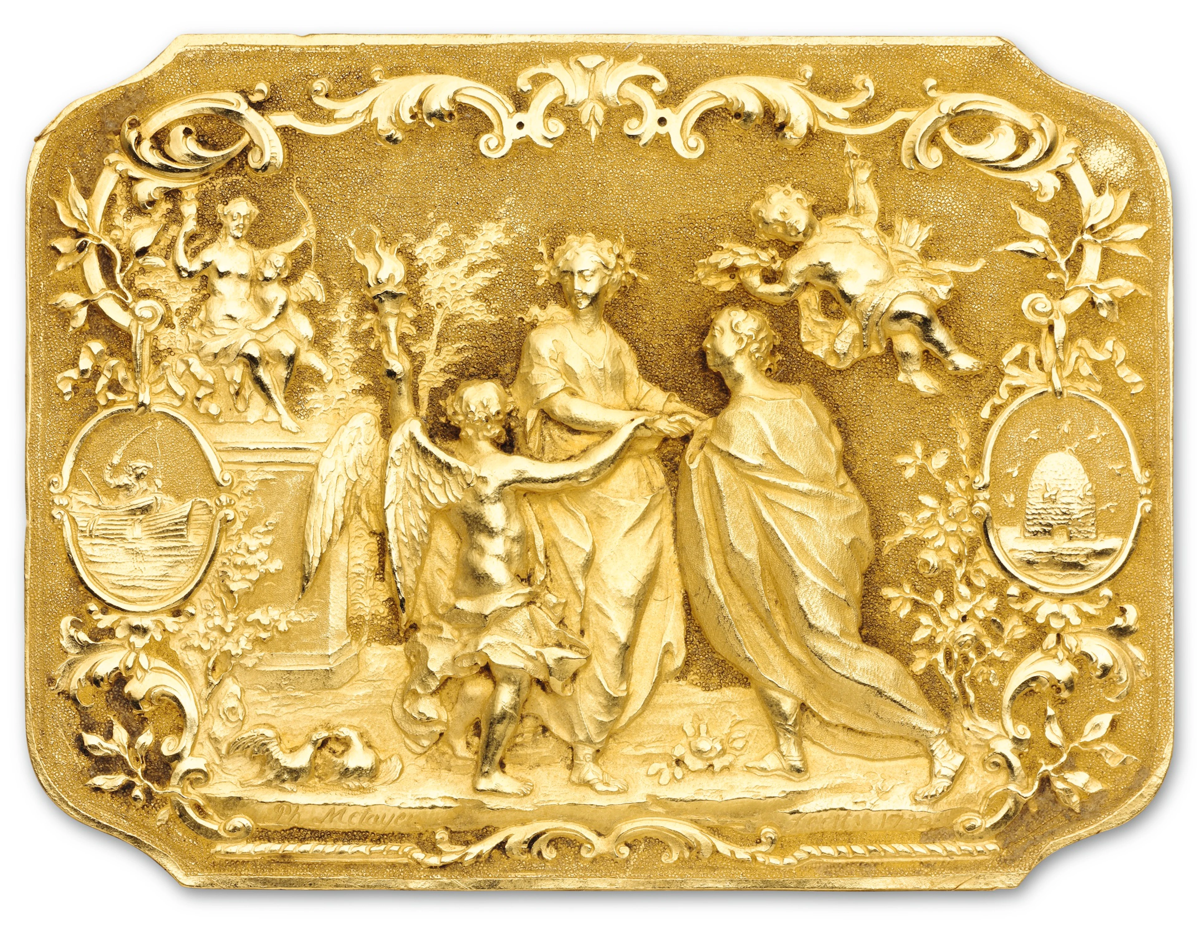 Epithalamion. Rare and Important Wedding Plaque