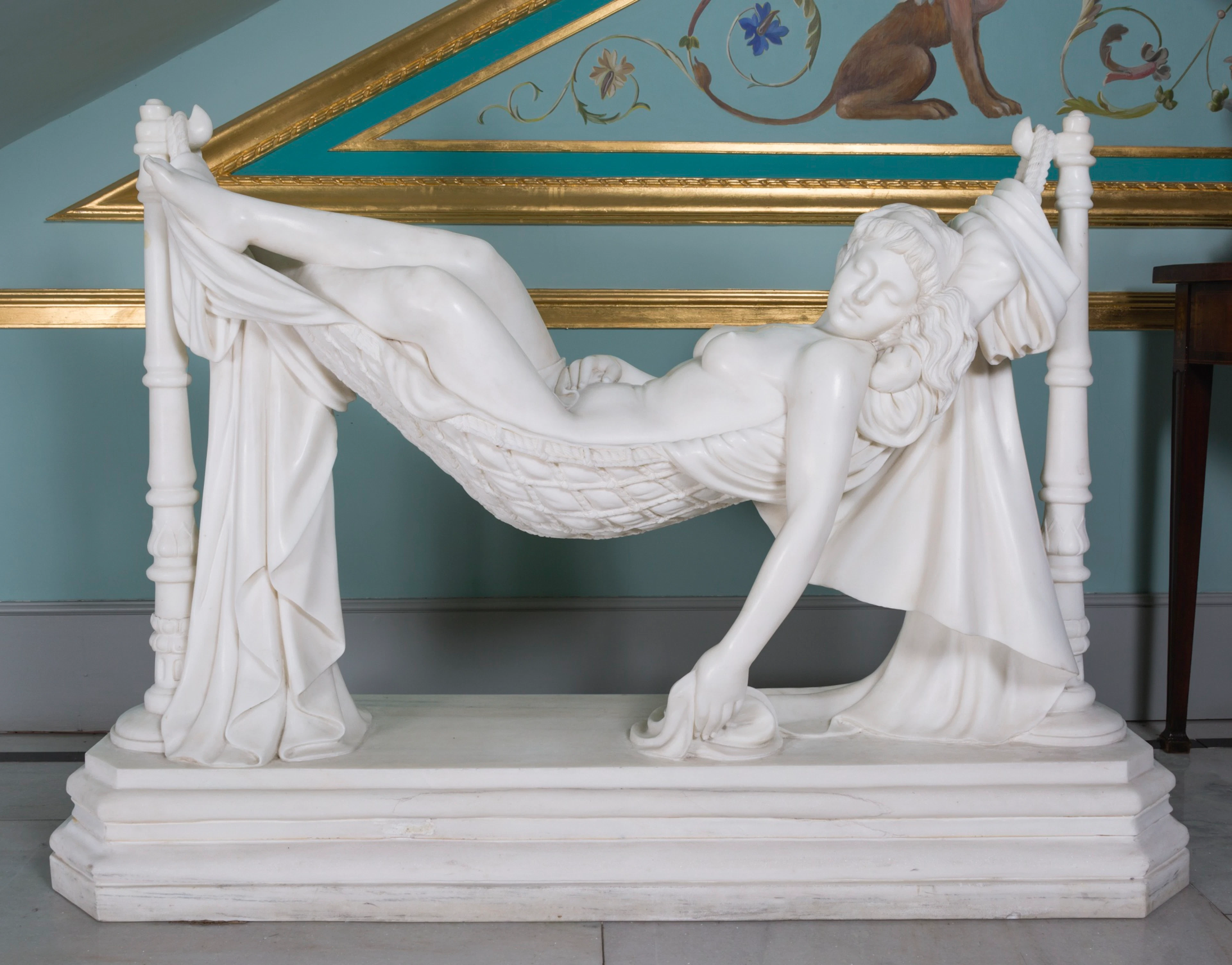 Riposa (Female Nude Reclining in a Hammock)