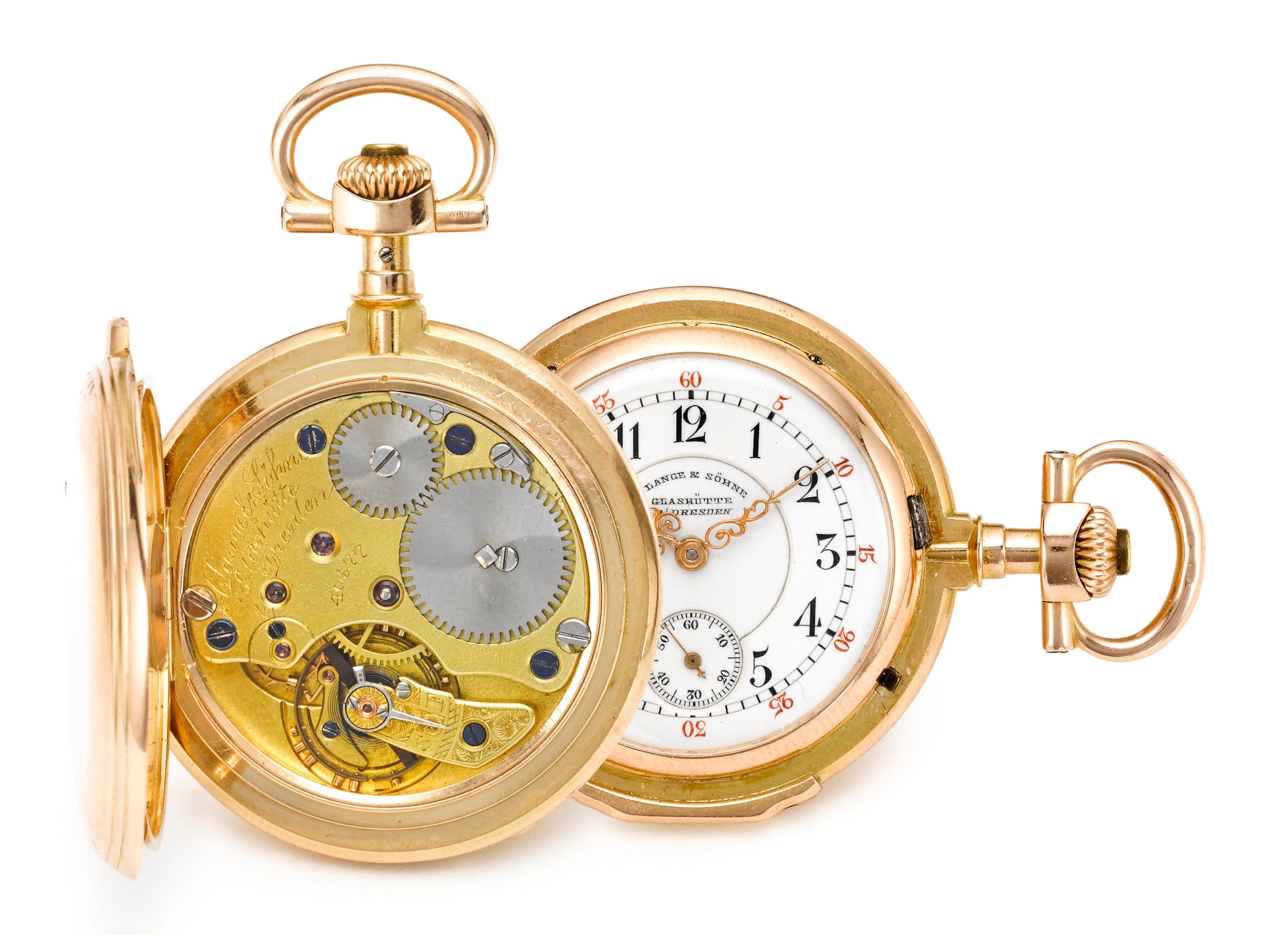 A fine pink gold hunting cased watchno 40577 circa 1898