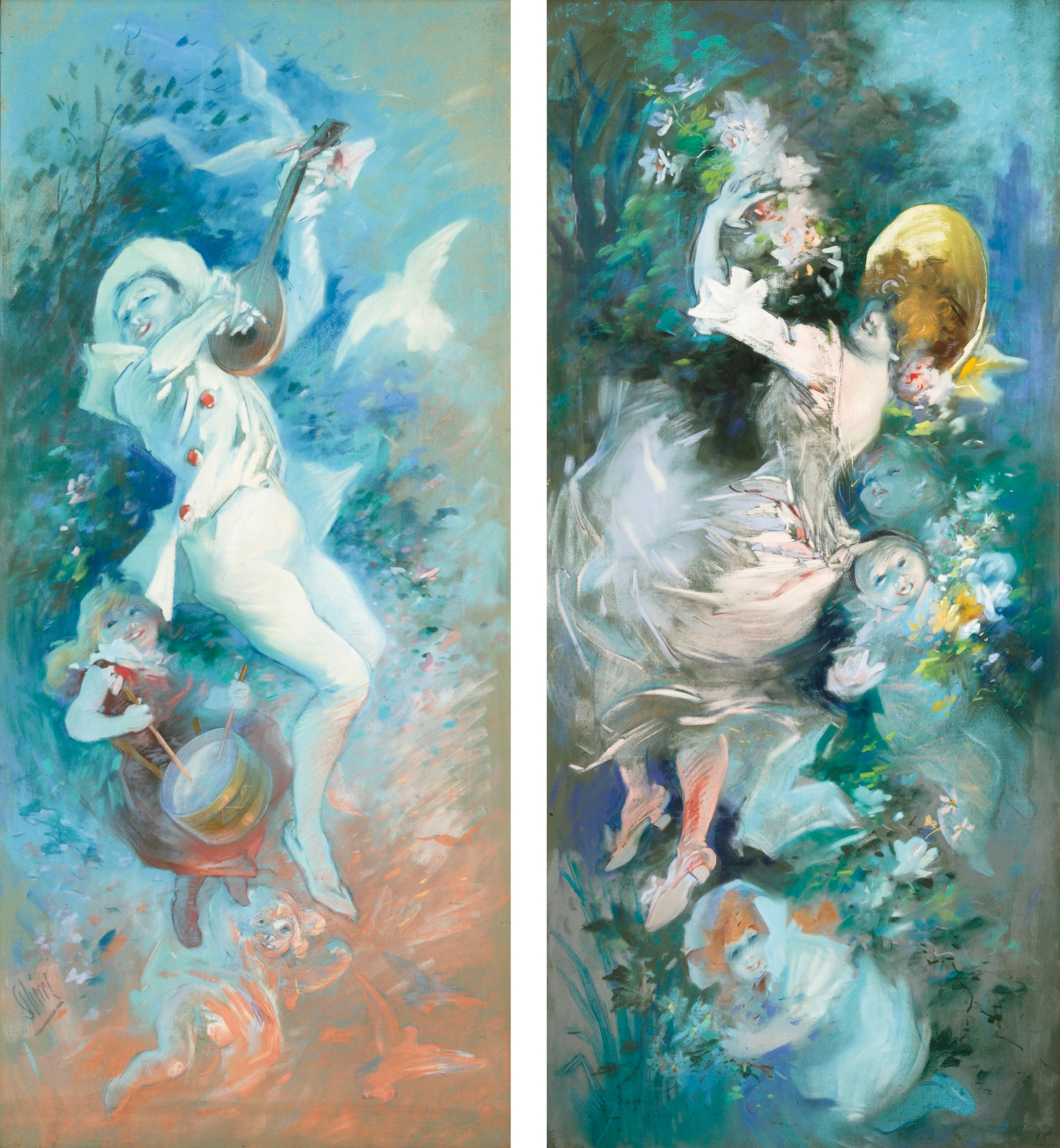 Pierrot and Columbine
