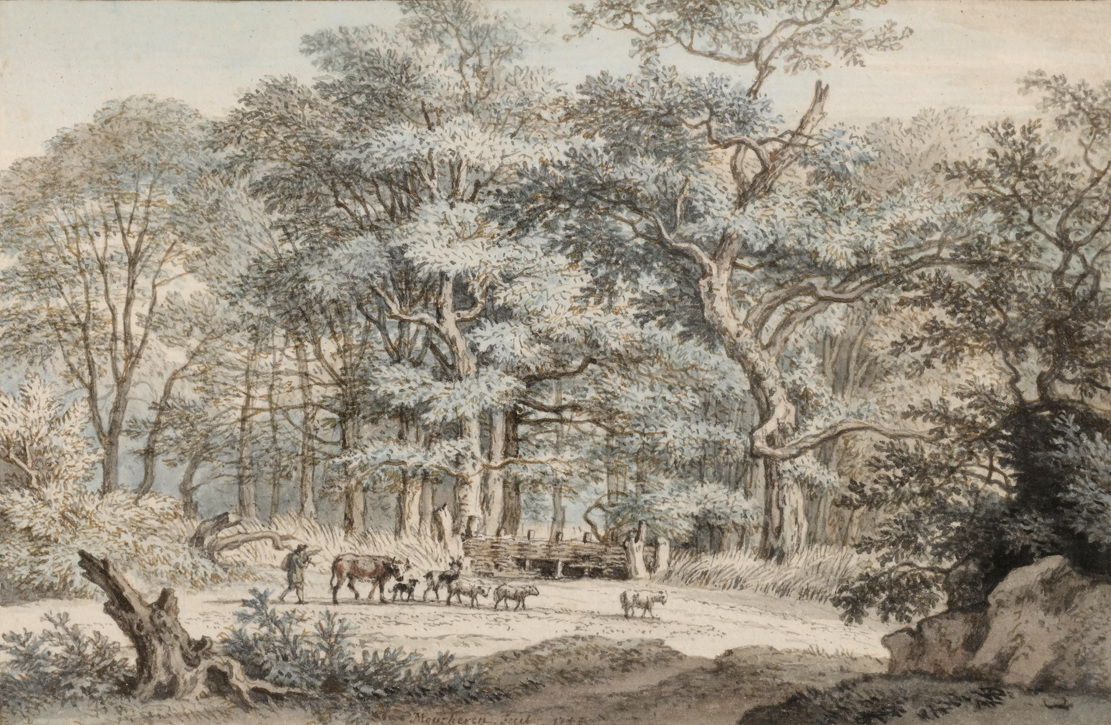 Pair of pastoral scenes