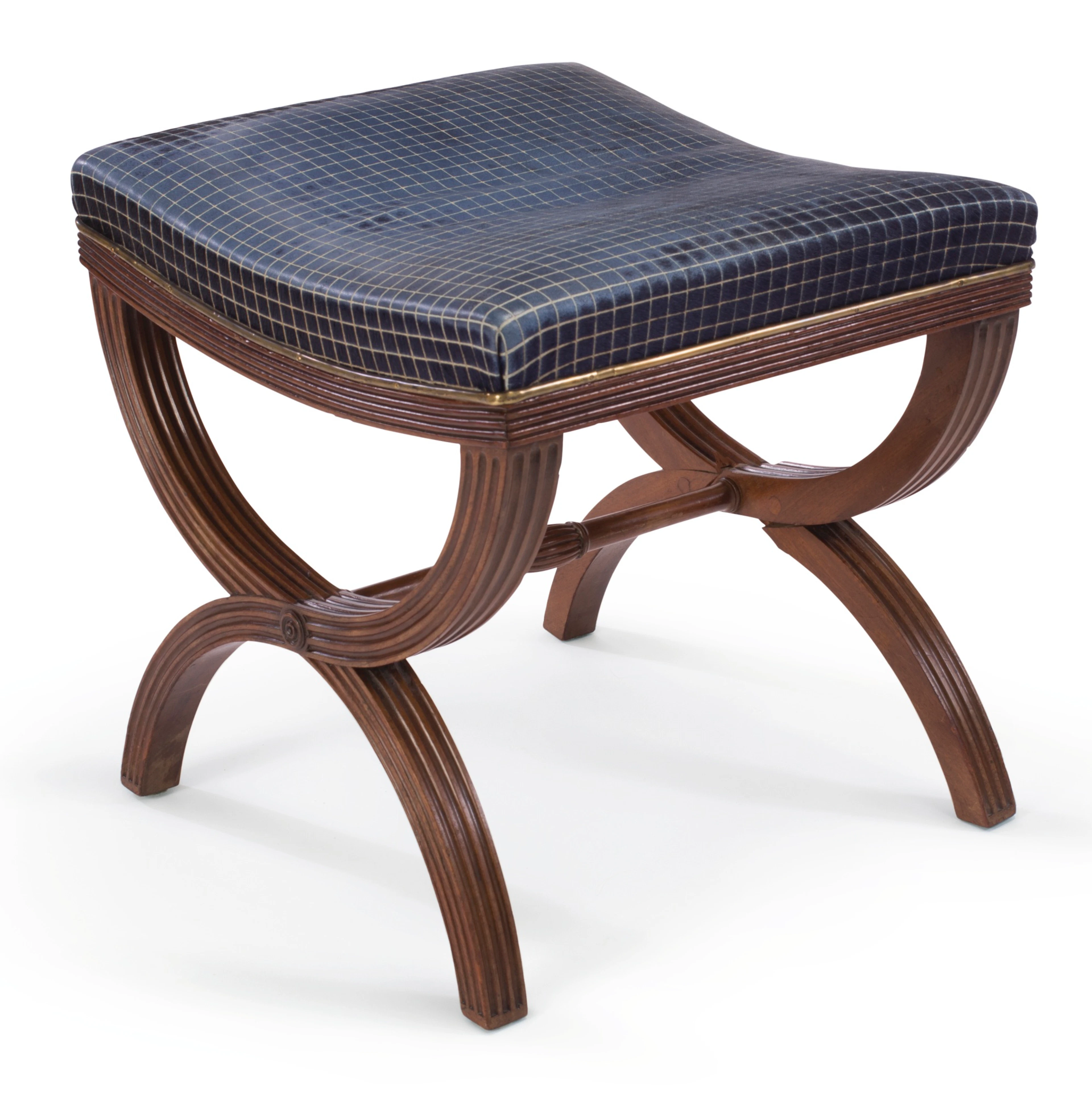 A regency mahogany stool by b harmer