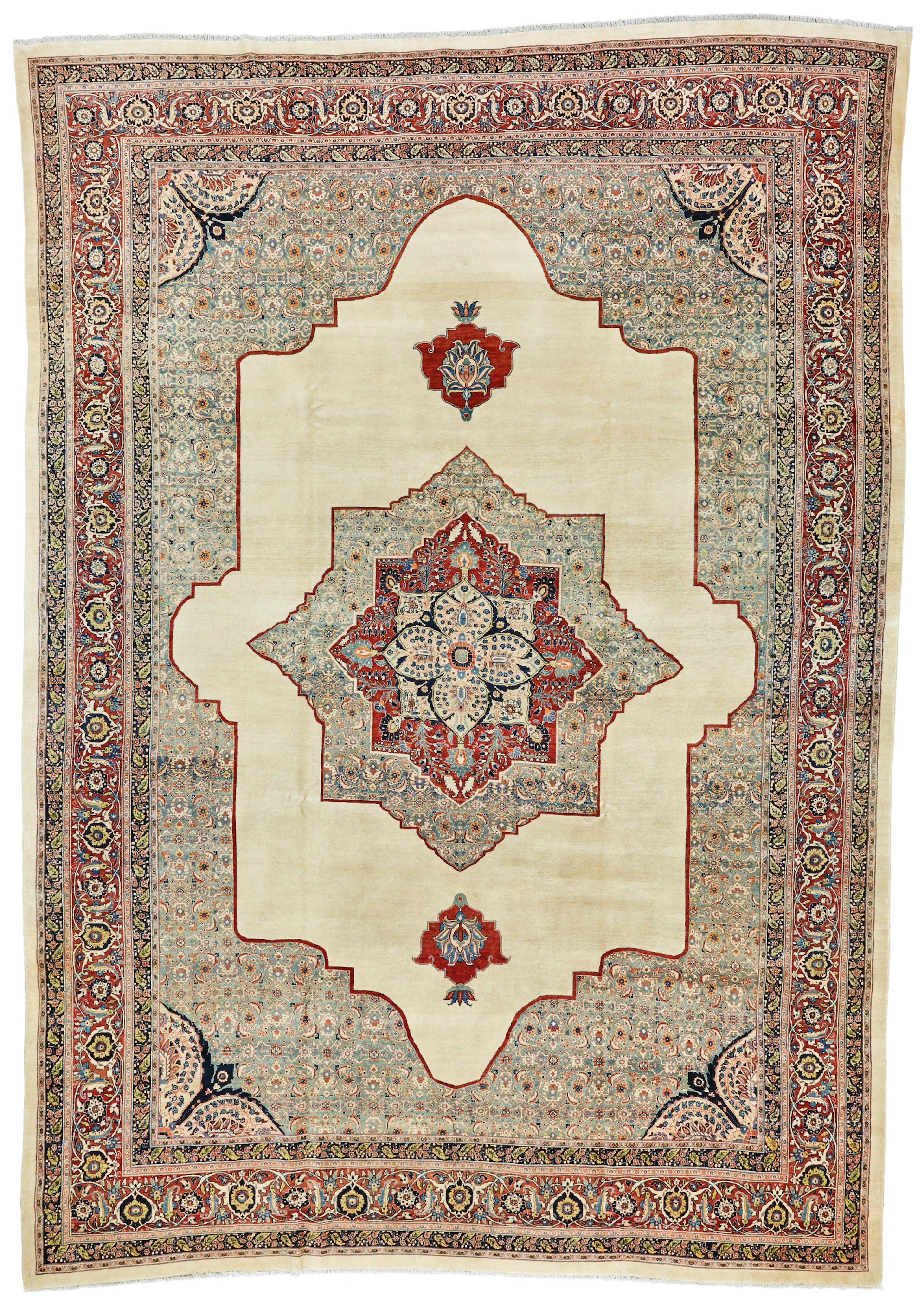 A tabriz 'hadji jalili' carpet, northwest persia