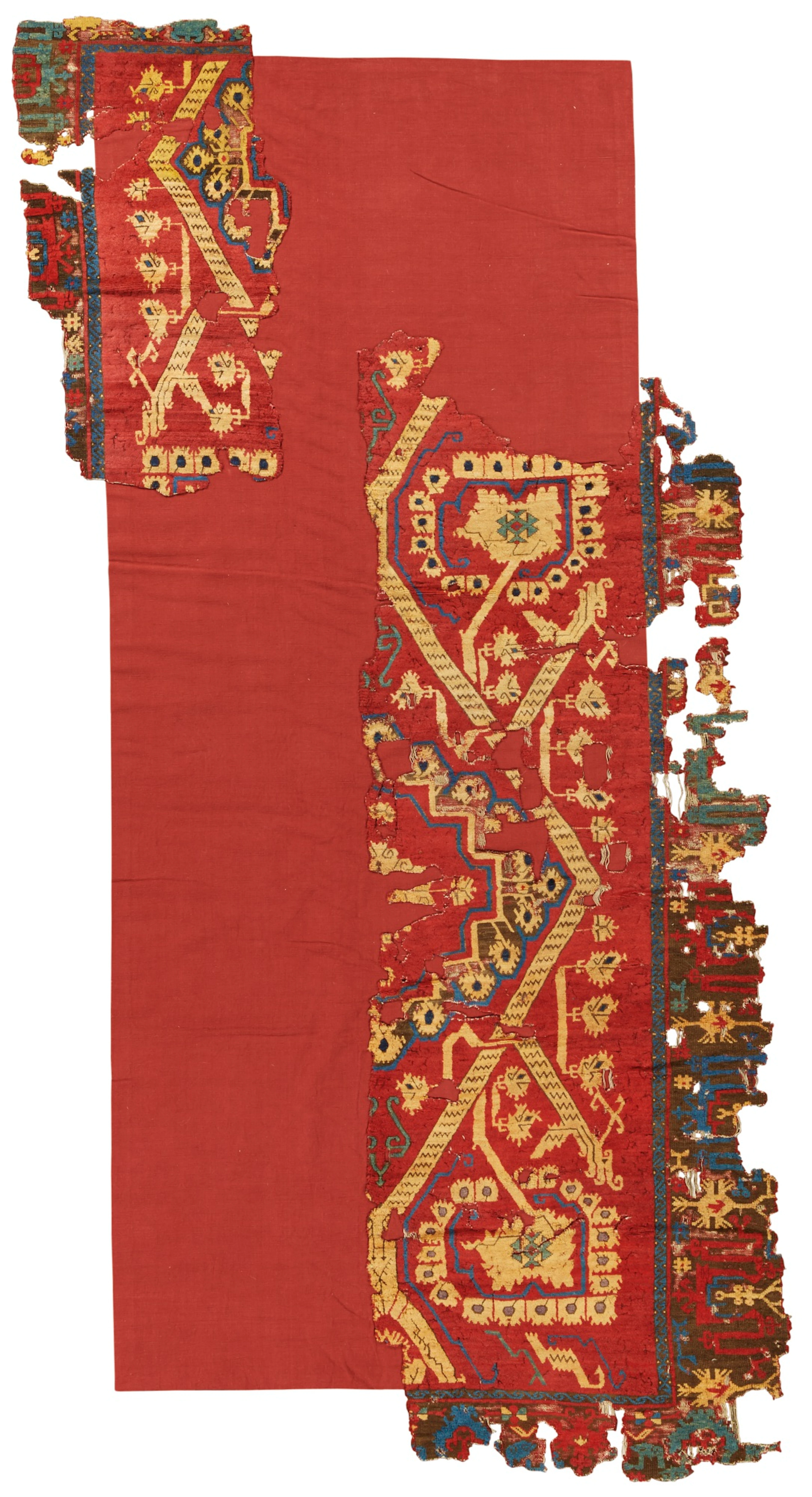 Two şarkişla carpet fragments, east anatolia, sivas province
