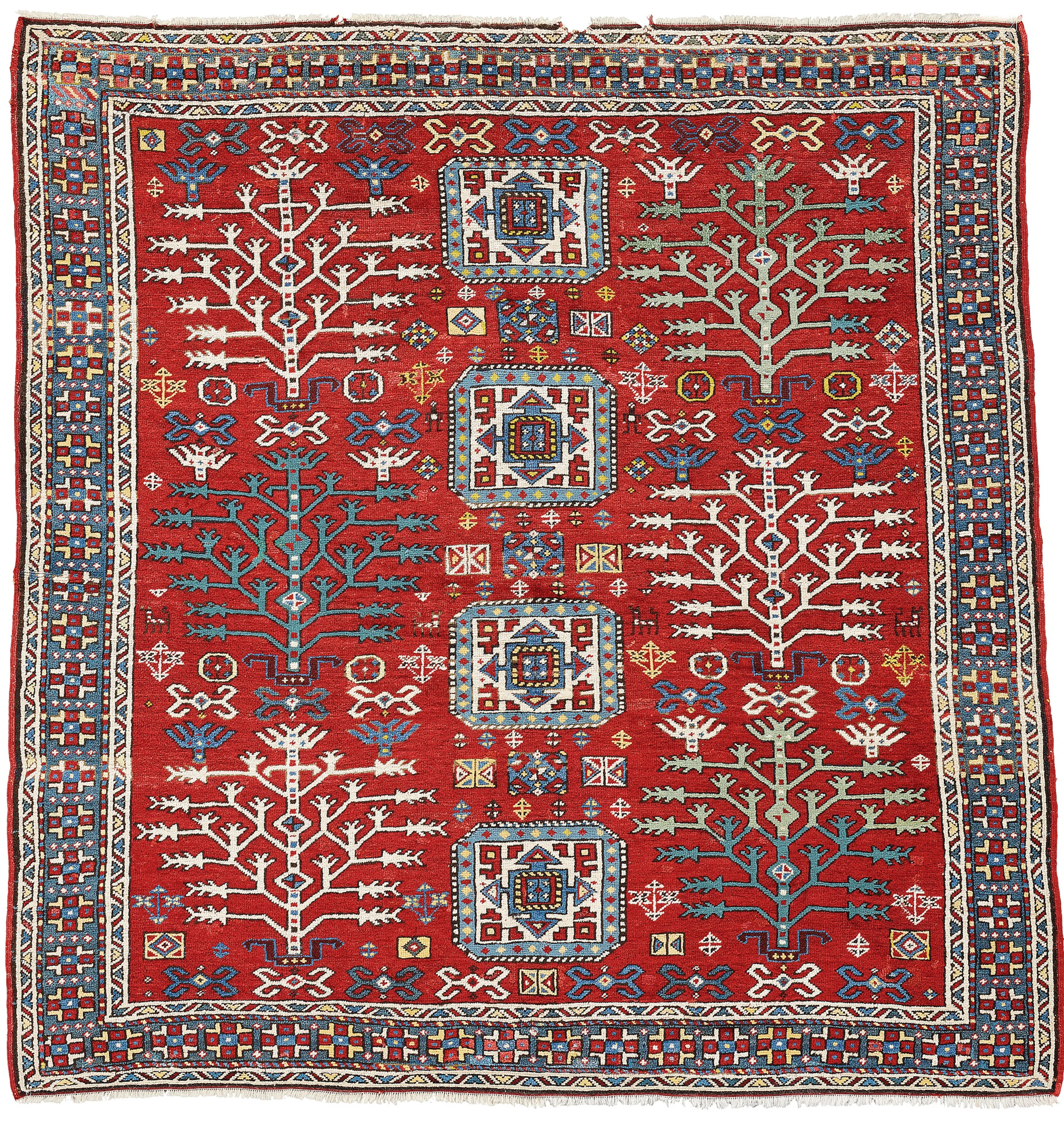 A 'tree' kazak rug, southwest caucasus