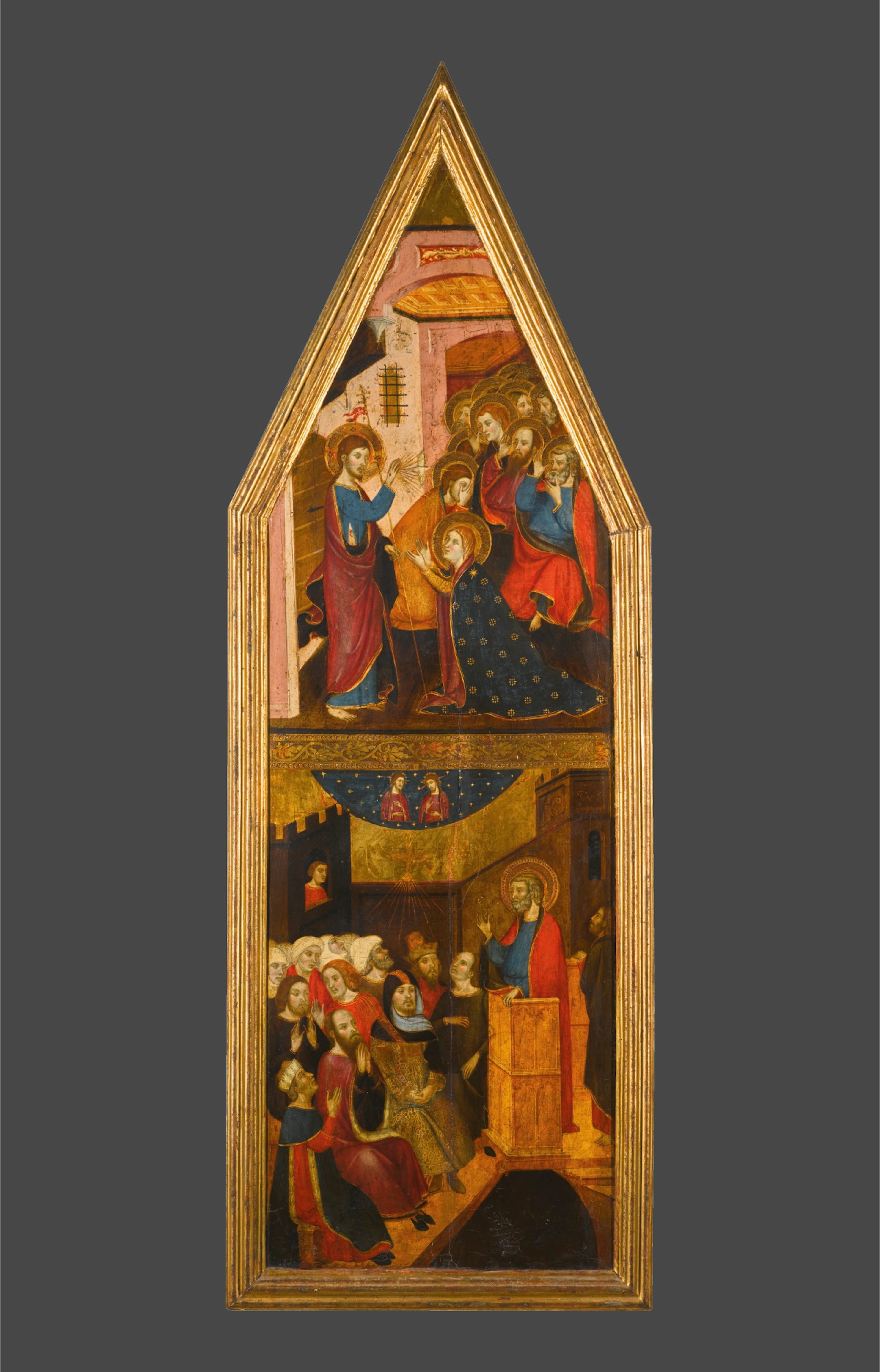 Lateral wing from an altarpiece with episodes from the life of Saint Peter